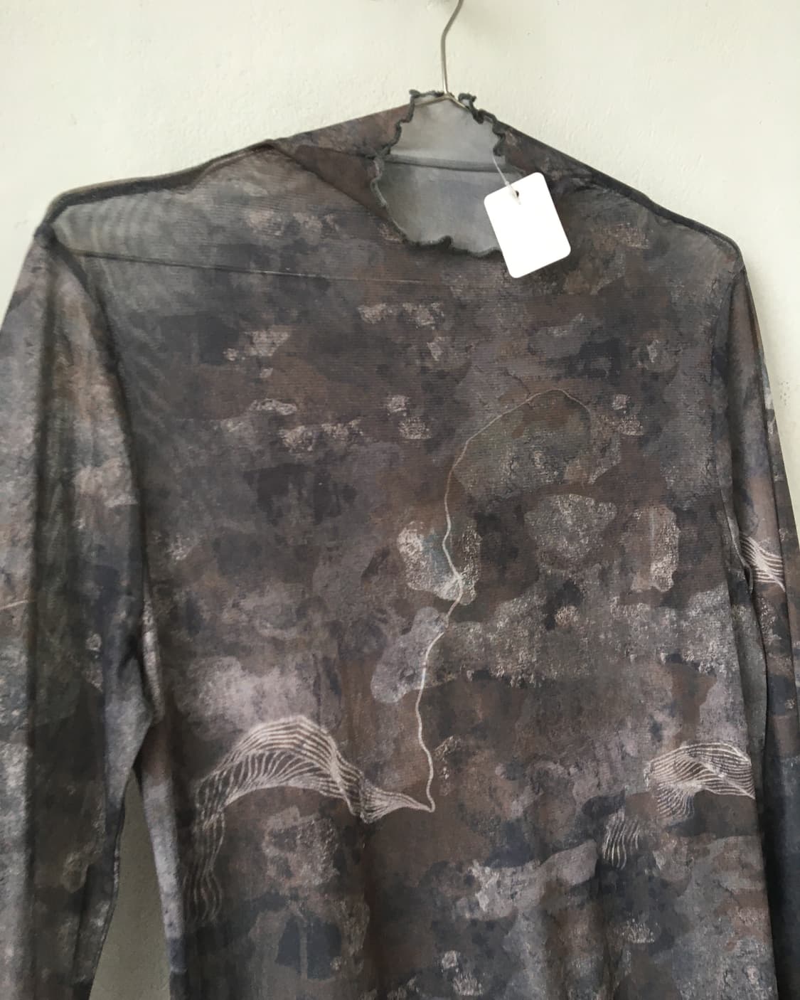Full printing mesh long onepiece 상품이미지3