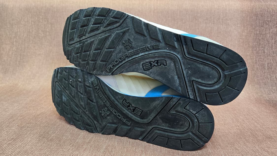 EXR 일회착용275mm-  벨크로 찍찍이 운동화 아이보리/블루 상품이미지5