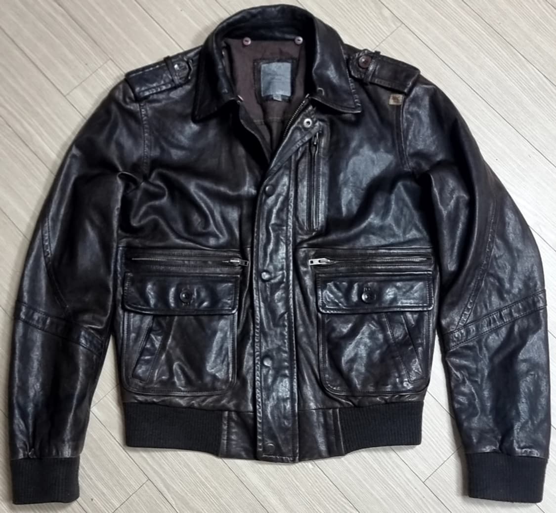 00s썰스데이아일랜드 a-2 양가죽자켓(100) 상품이미지1