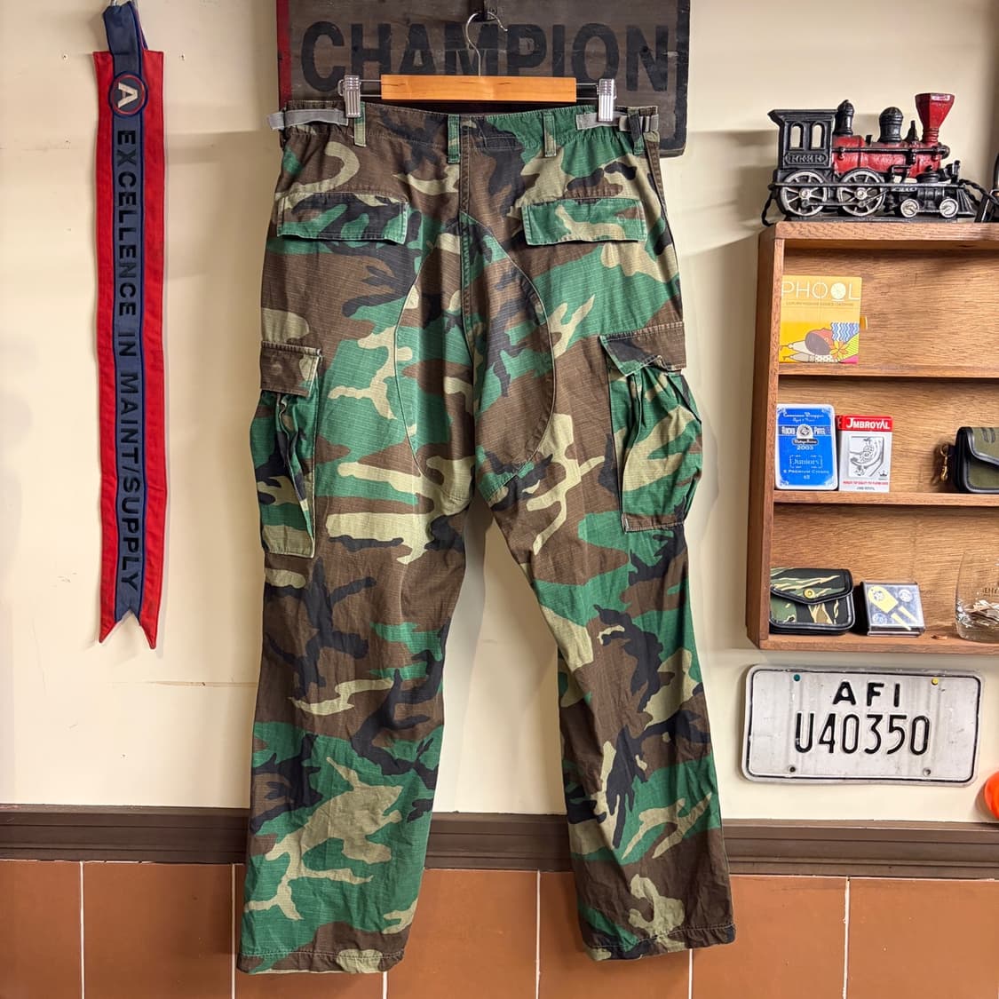 US Woodland BDU Pants M-R Size 260505-2 상품이미지4