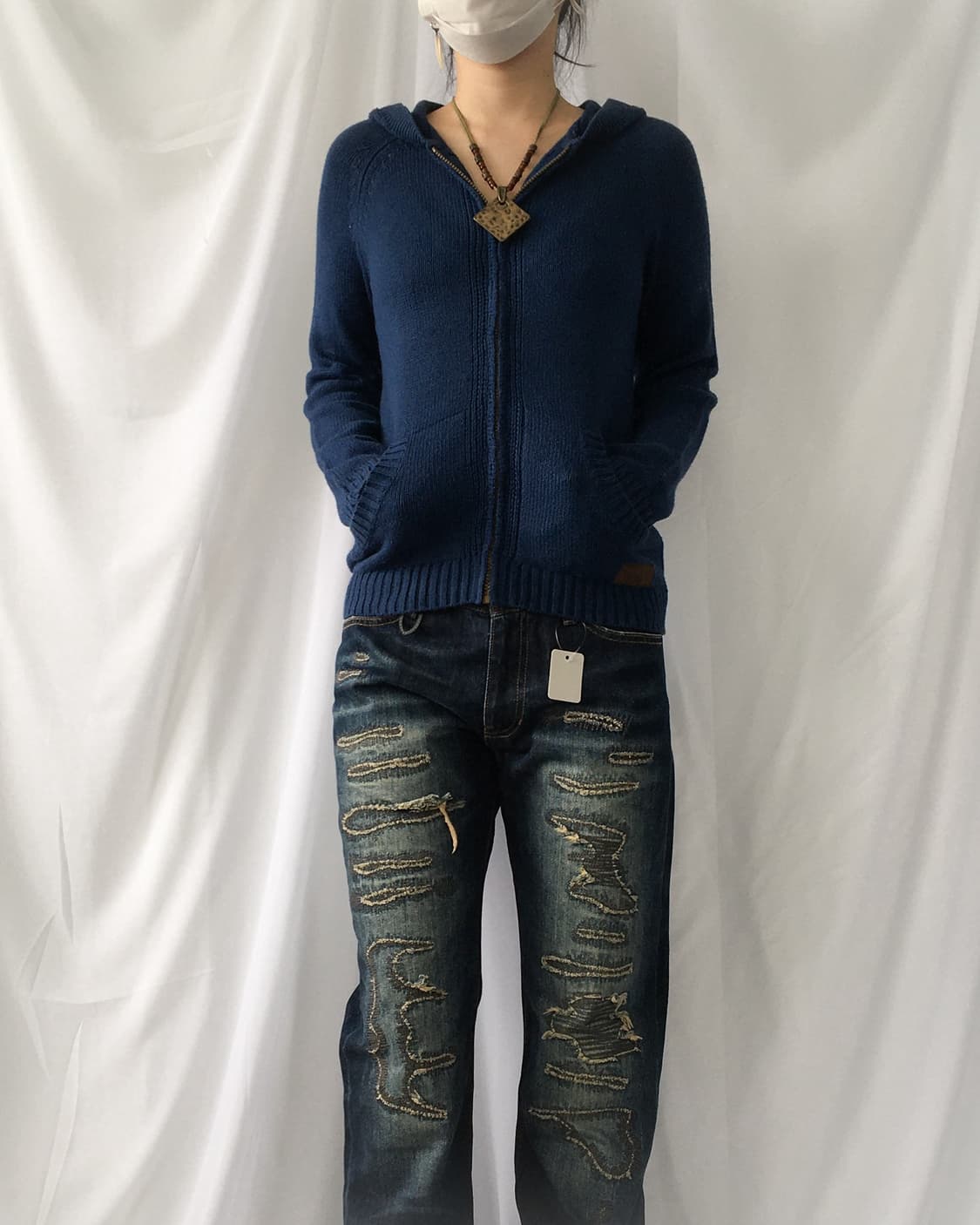 gap kids Knit hood zip up 상품이미지5