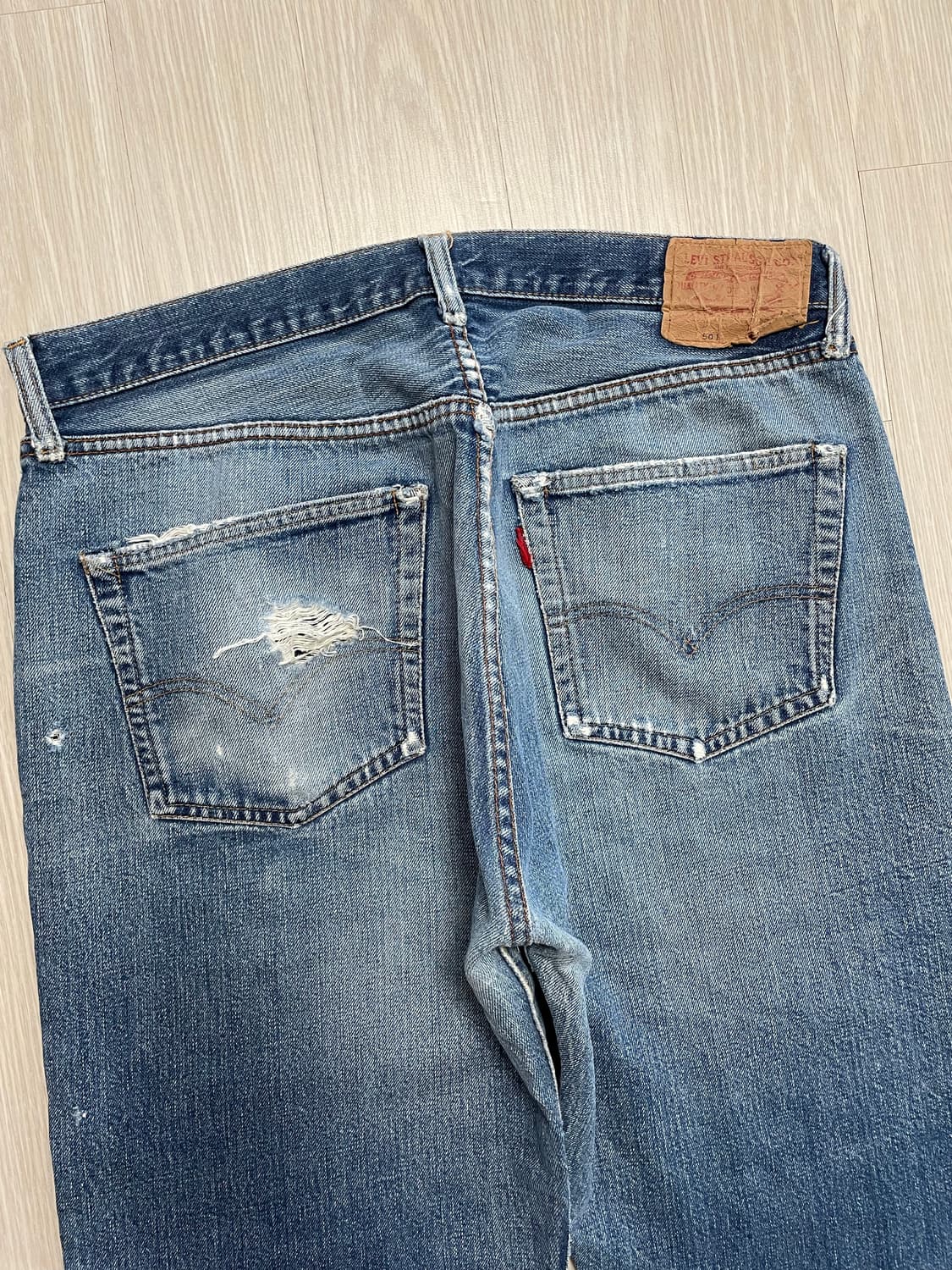 (탑버튼2) 60s 리바이스 501 Big E 셀비지 데님 팬츠 상품이미지6
