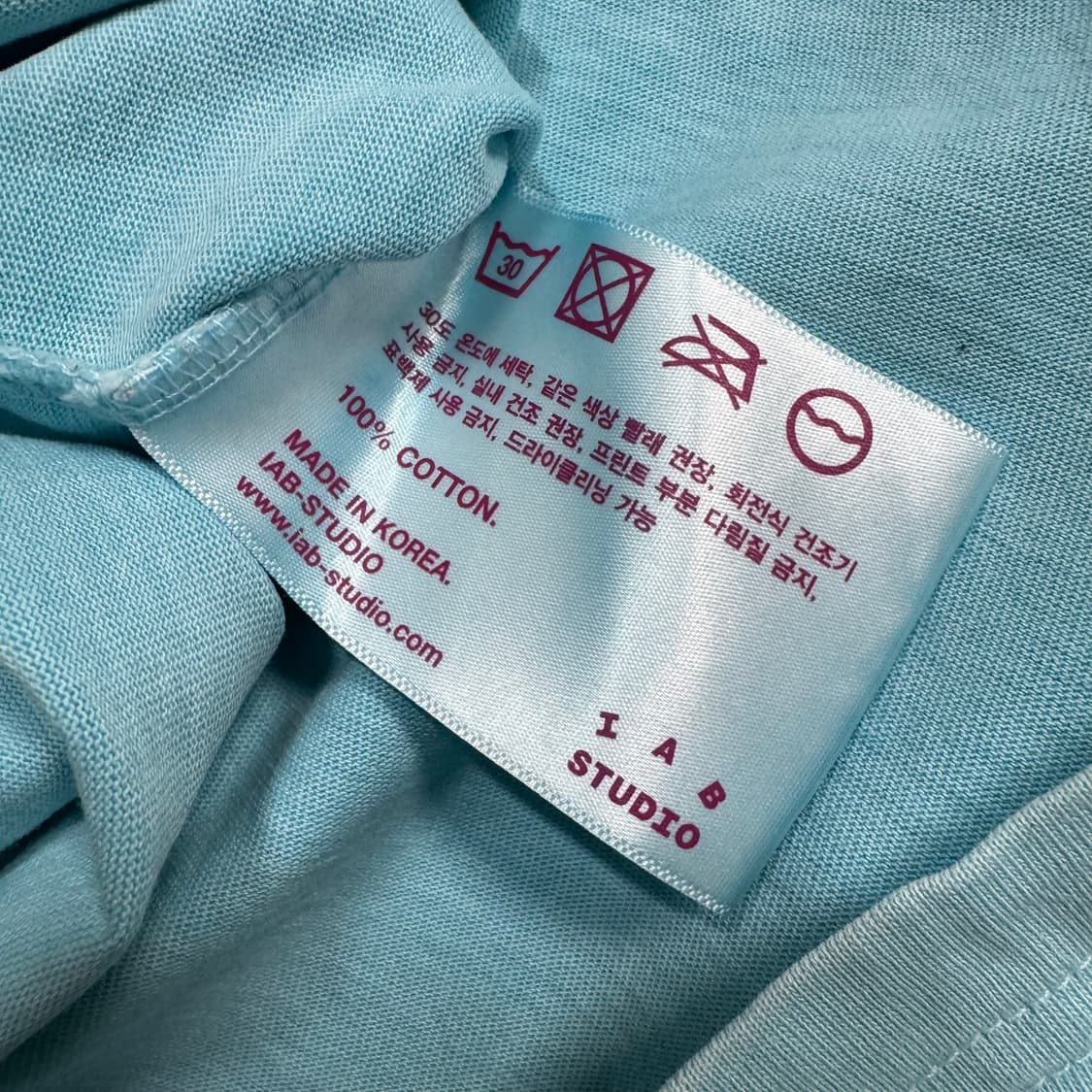 Name : 아이앱스튜디오 시그니처로고 후면 빅로고 반팔티 :) 상품이미지6