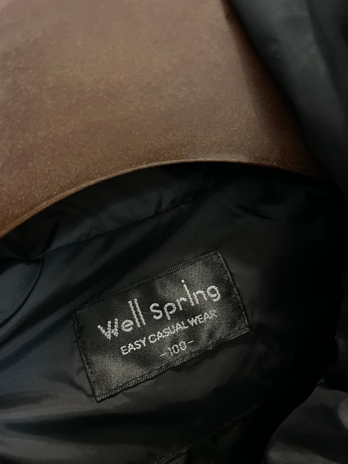 (100) well spring 웰스프링 히든후드 블루종 자켓 상품이미지5