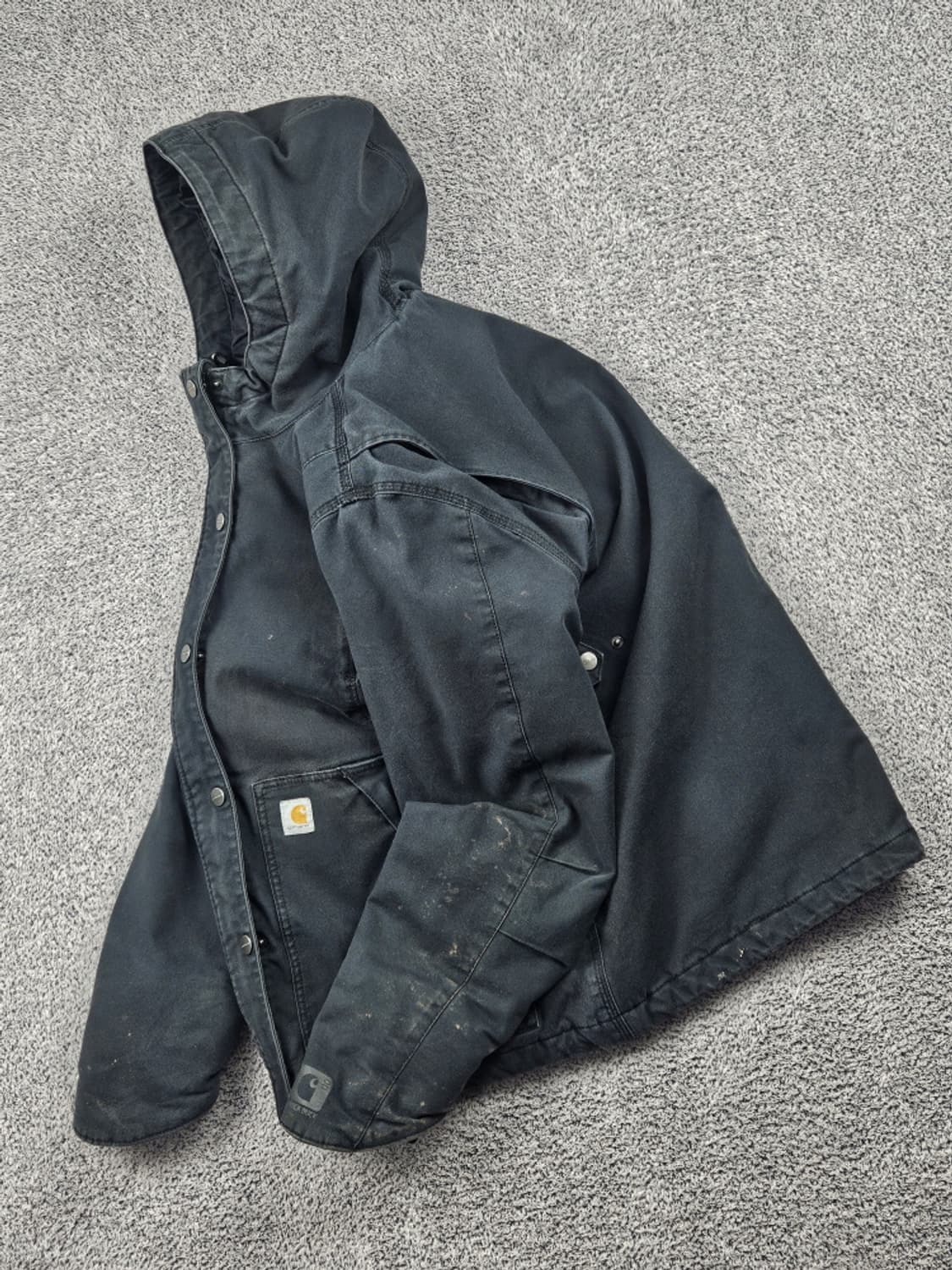 칼하트 퀵덕 풀스윙 캔버스 후드 워크 자켓 ( L ) / 10367 상품이미지3