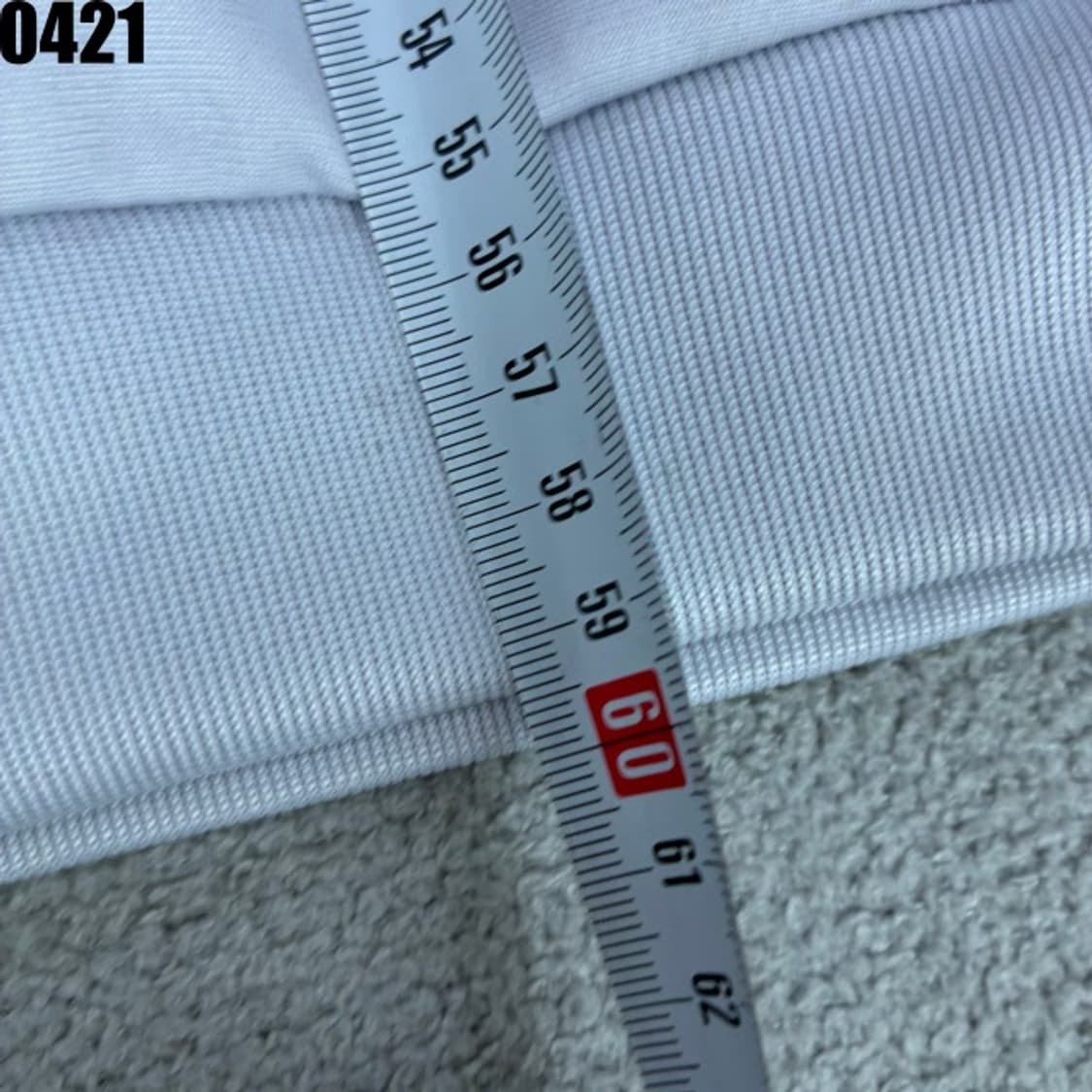 아디다스 삼선 트랙탑 져지 집업 화이트 150 상품이미지5