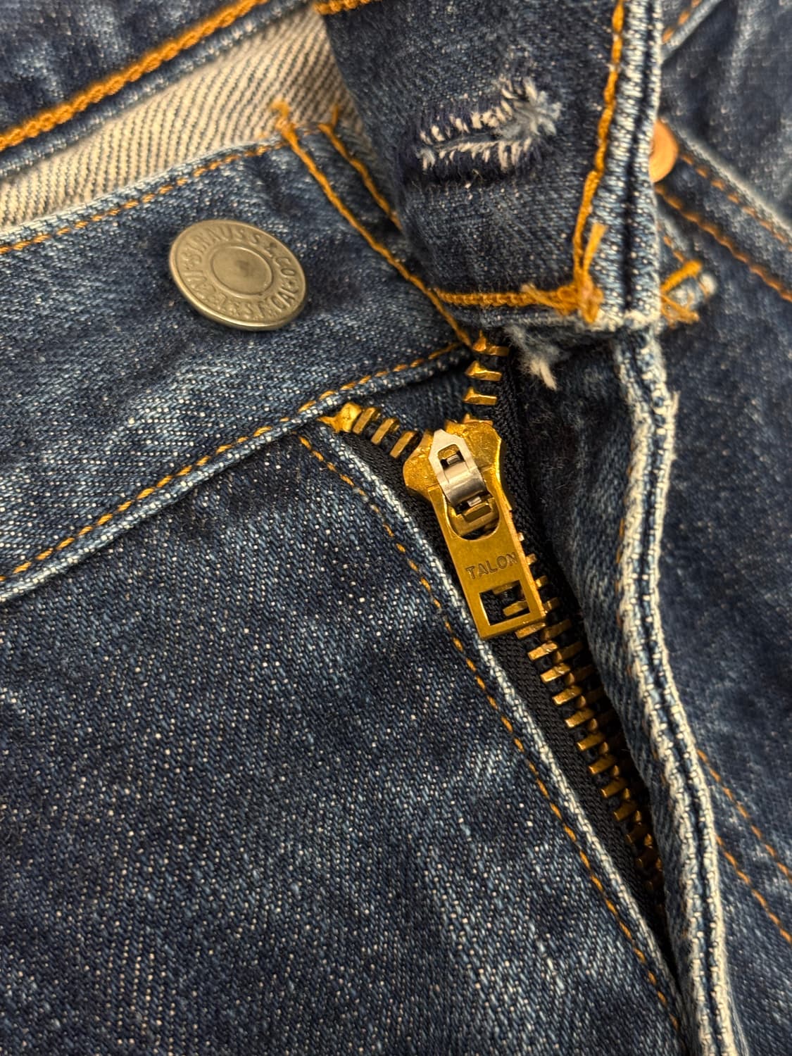 90s Japan Levi's 502 Selvedge Denim Shor 상품이미지8