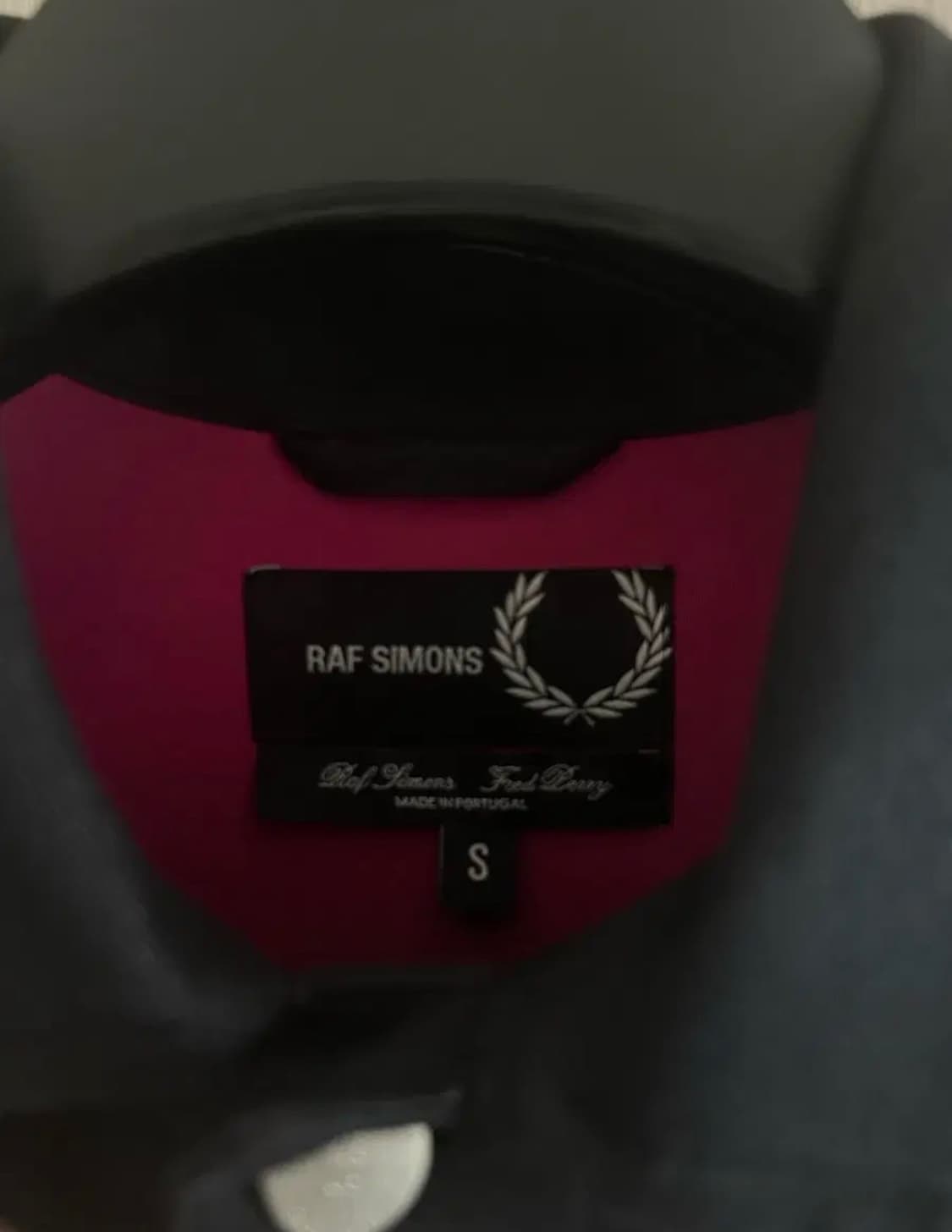 Fred Perry x RAF SIMONS 블랙 자켓 S 상품이미지3