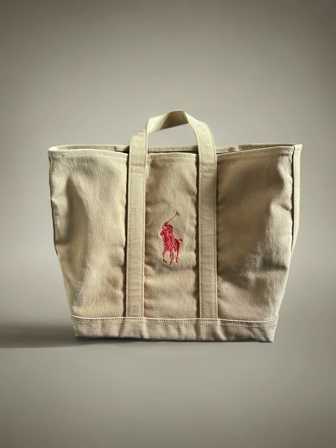 폴로 랄프로렌 캔버스 토트백 상품이미지1