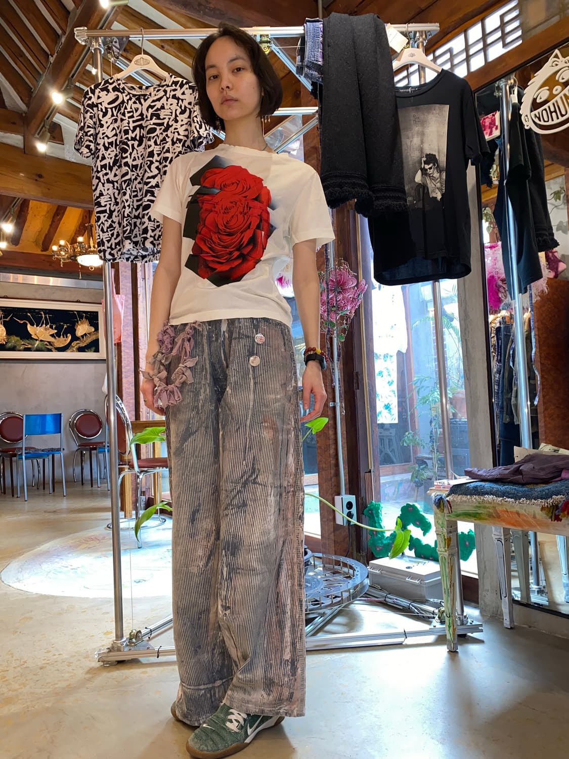 [Paul Smith] 빈티지 Rose Glitched 티셔츠 상품이미지7