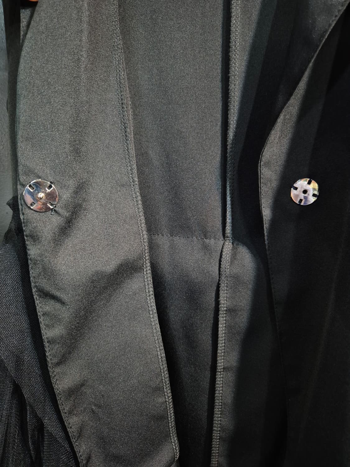 블랙 레이어드 망사  조끼원피스 55 66 상품이미지4