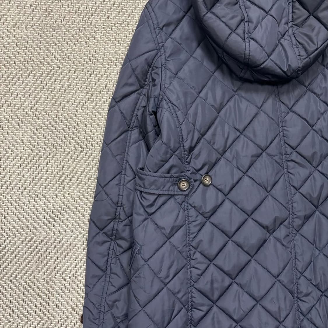 에프터눈 티 퀼팅 후드 코트 v0258 상품이미지3