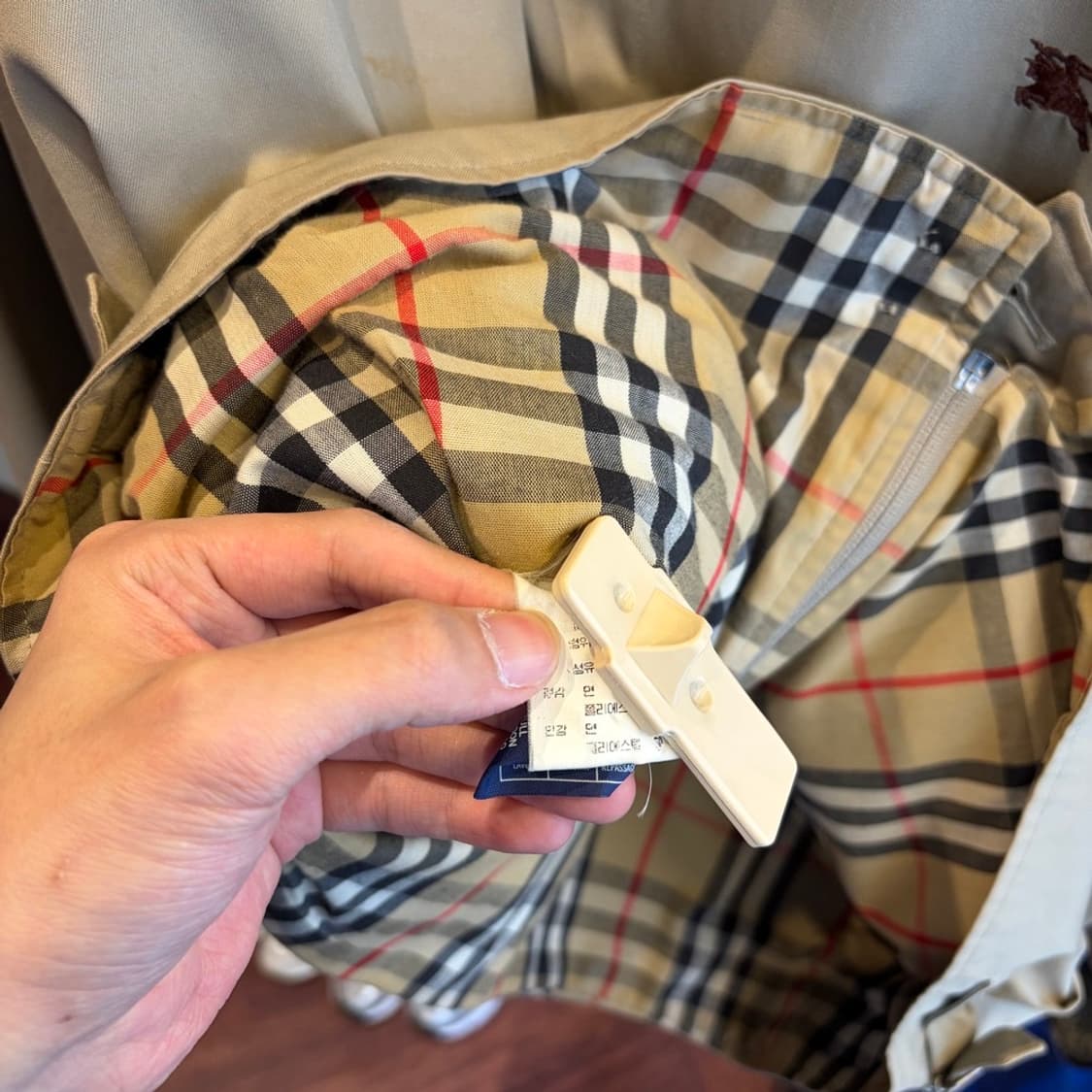 15528 - 버버리 베이지 블루종 자켓 상품이미지6