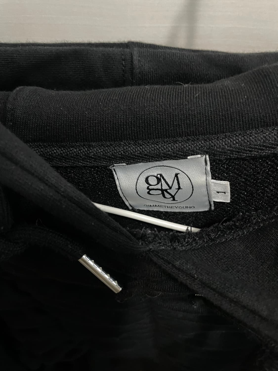 김미더영 셔링 후드집업 상품이미지2