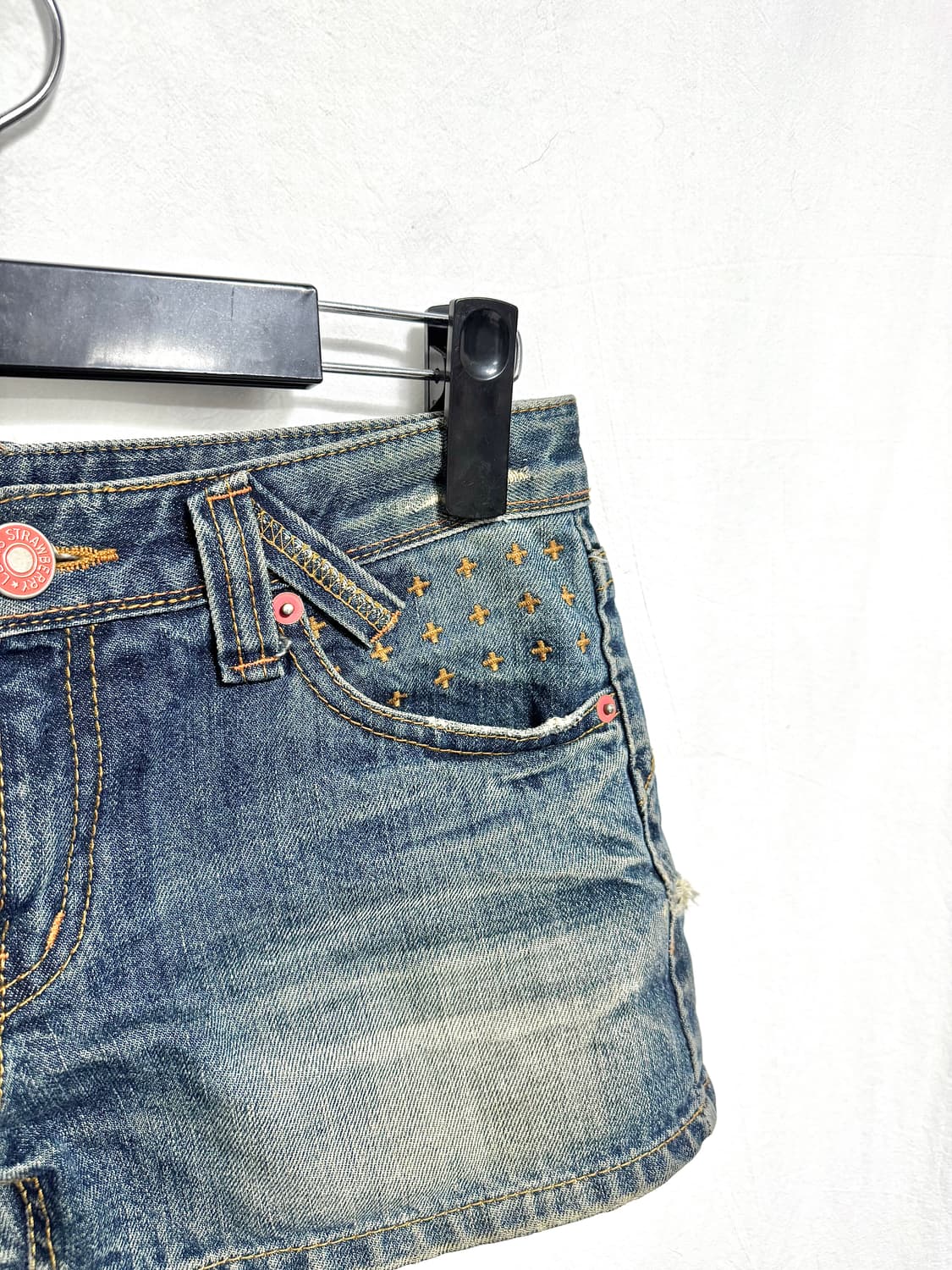 Washed denim shorts 상품이미지2