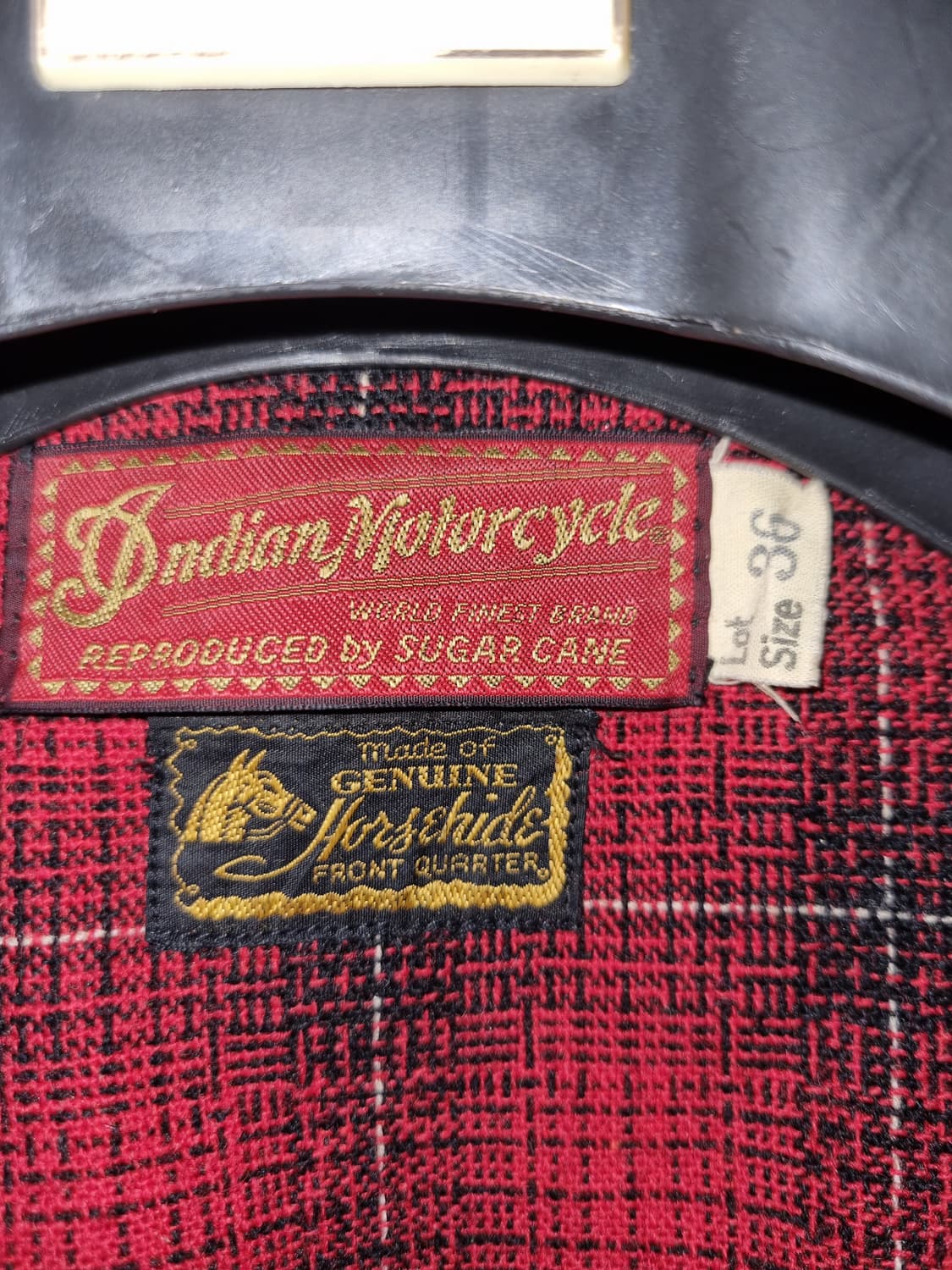 토요엔터프라이즈 36 D링 라이더 말가죽 자켓 인디언모터싸이클 홀스 상품이미지3