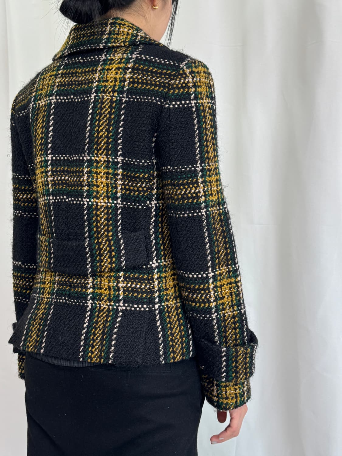 미스지 컬렉션 체크 자켓 상품이미지7