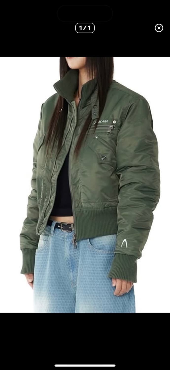 (교환 1>2) Aakam 하이넥 봄버 상품이미지1