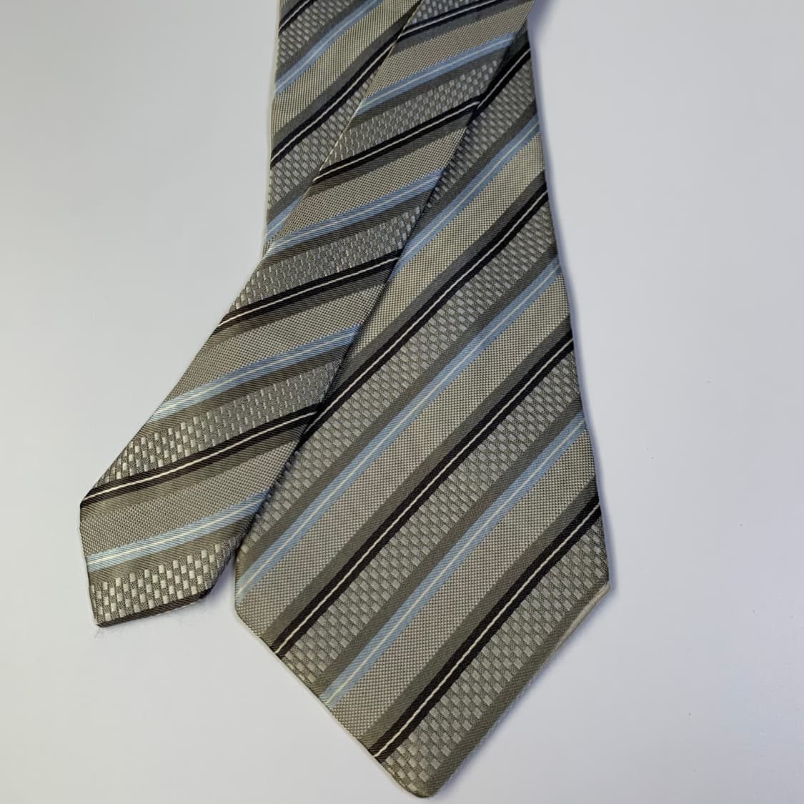 더반 이태리 100실크 명품 스트라이프 정장넥타이 상품이미지4