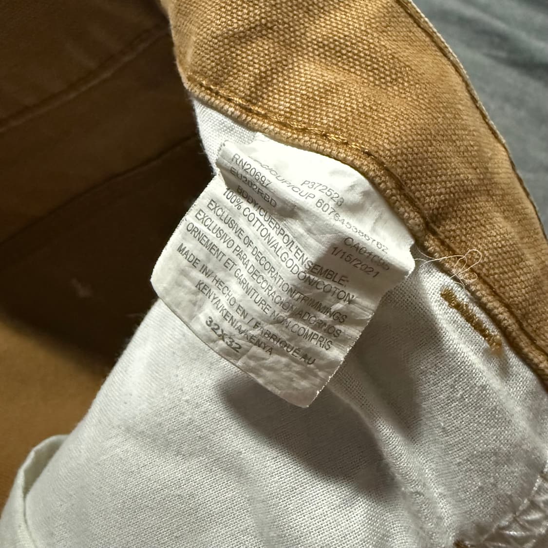 Relaxed Fit Duck Carpenter Pants 상품이미지9