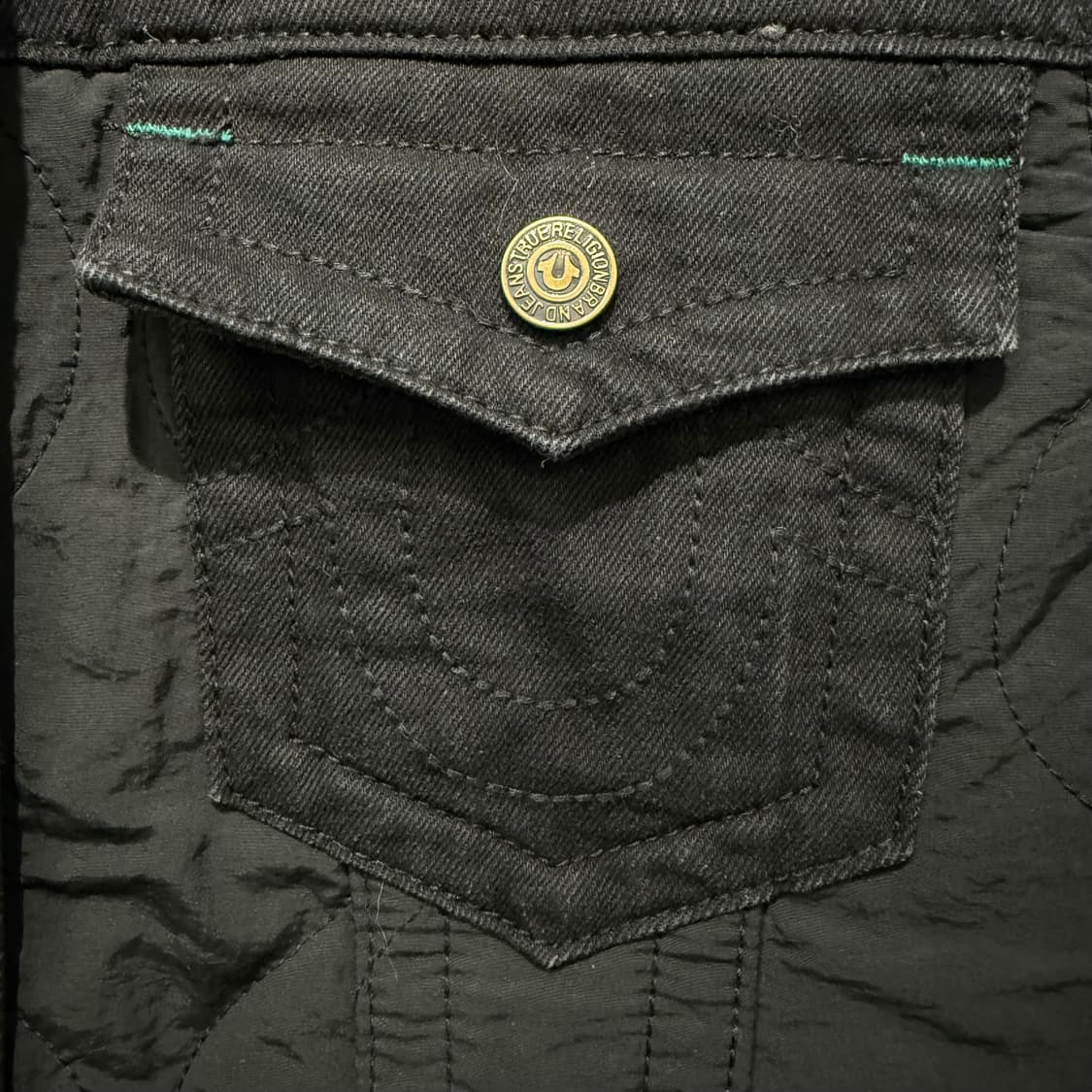 트루릴리젼 블랙 데님 자켓 상품이미지3