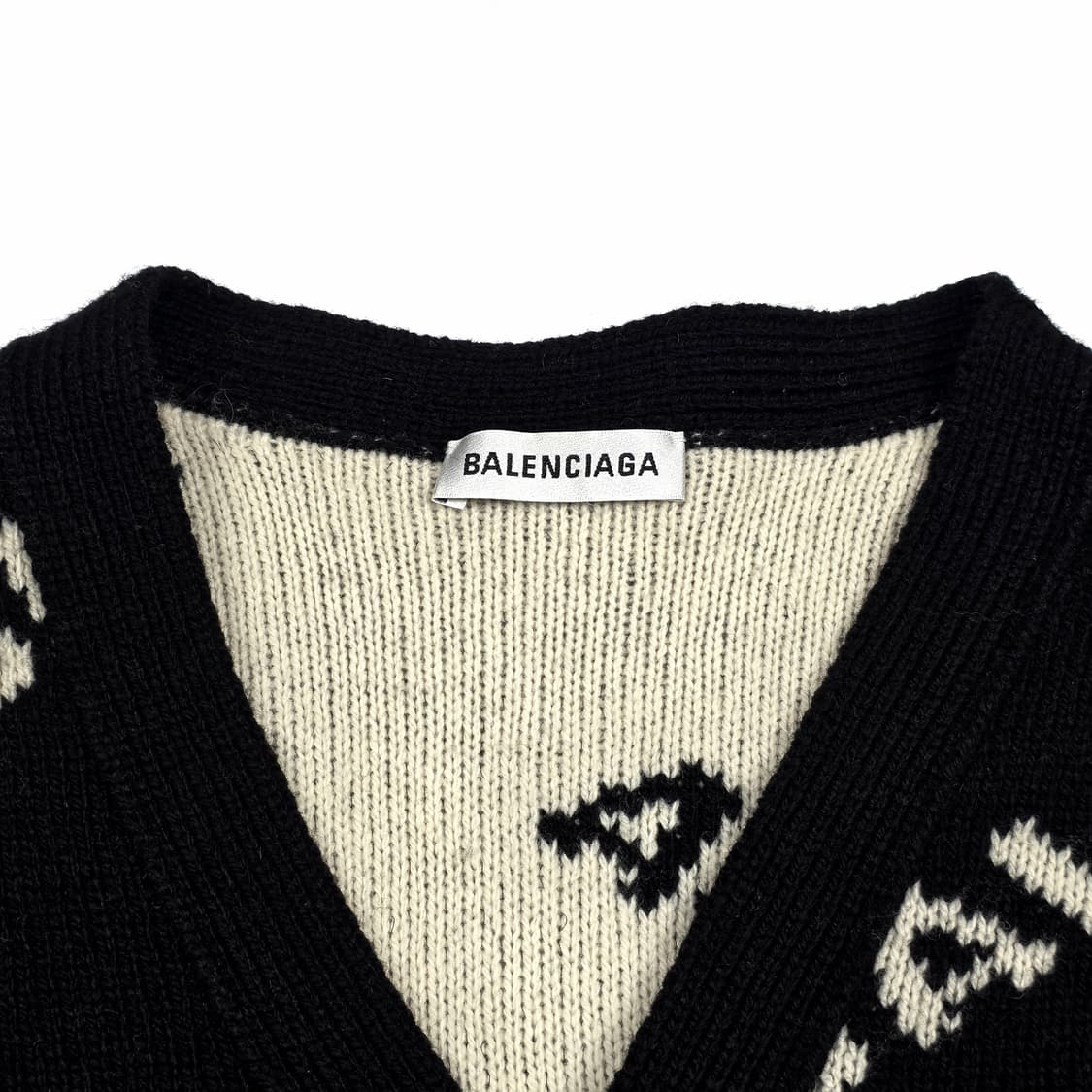 발렌시아가 멀티로고 카멜헤어 롱가디건 상품이미지4