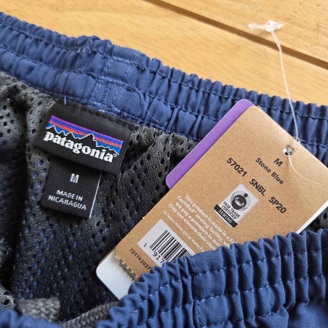 M 파타고니아 반바지 배기스 5인치 네이비163 상품이미지3