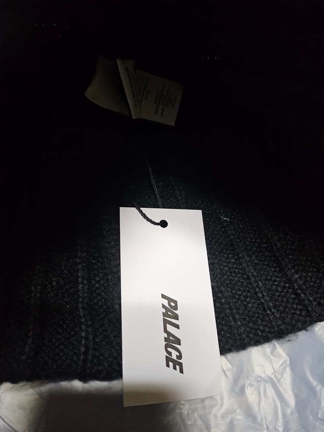 팔라스모자 P링크 비니 블랙 새상품 상품이미지4