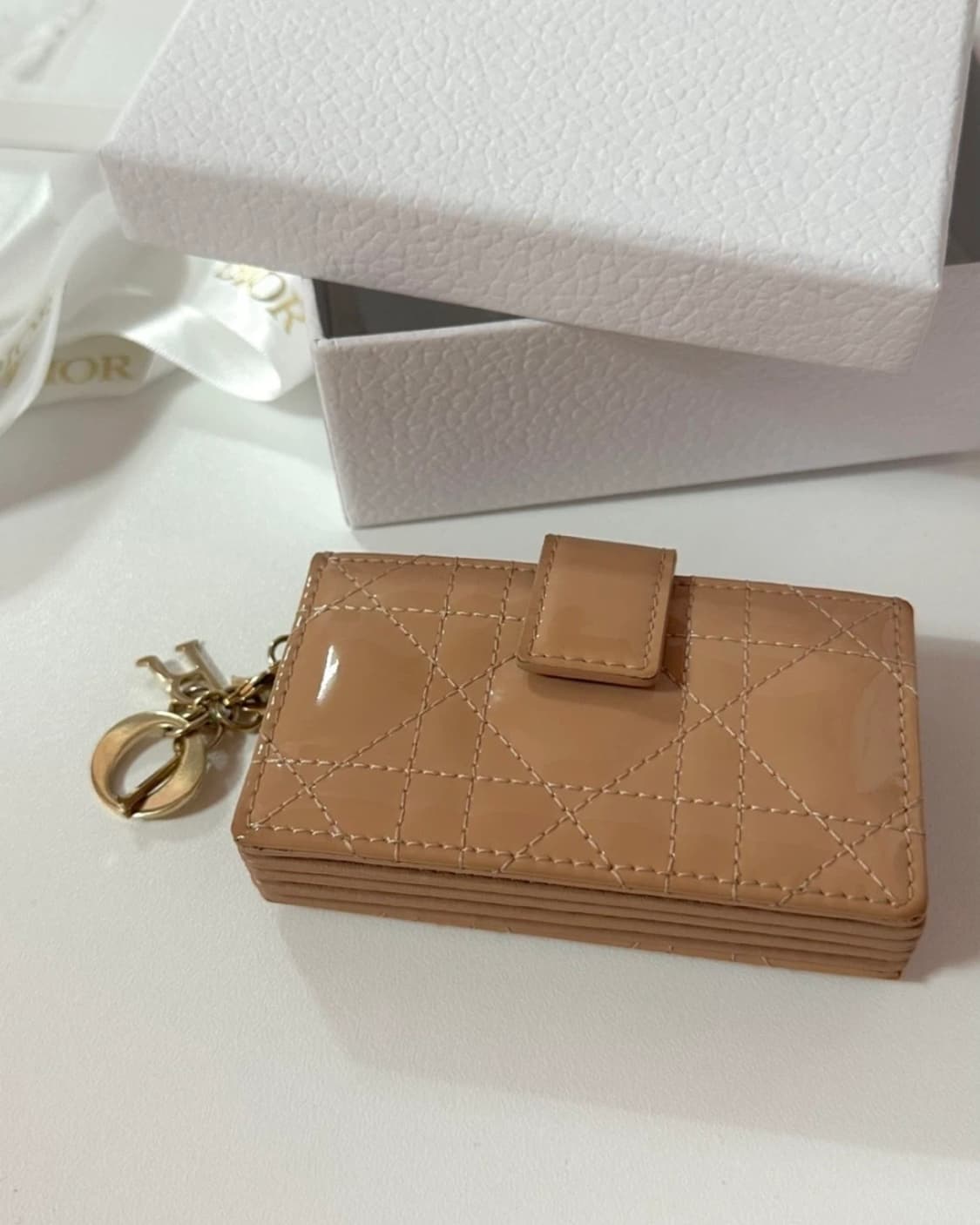 디올 레이디 페이던트 아코디언 카드지갑  상품이미지2