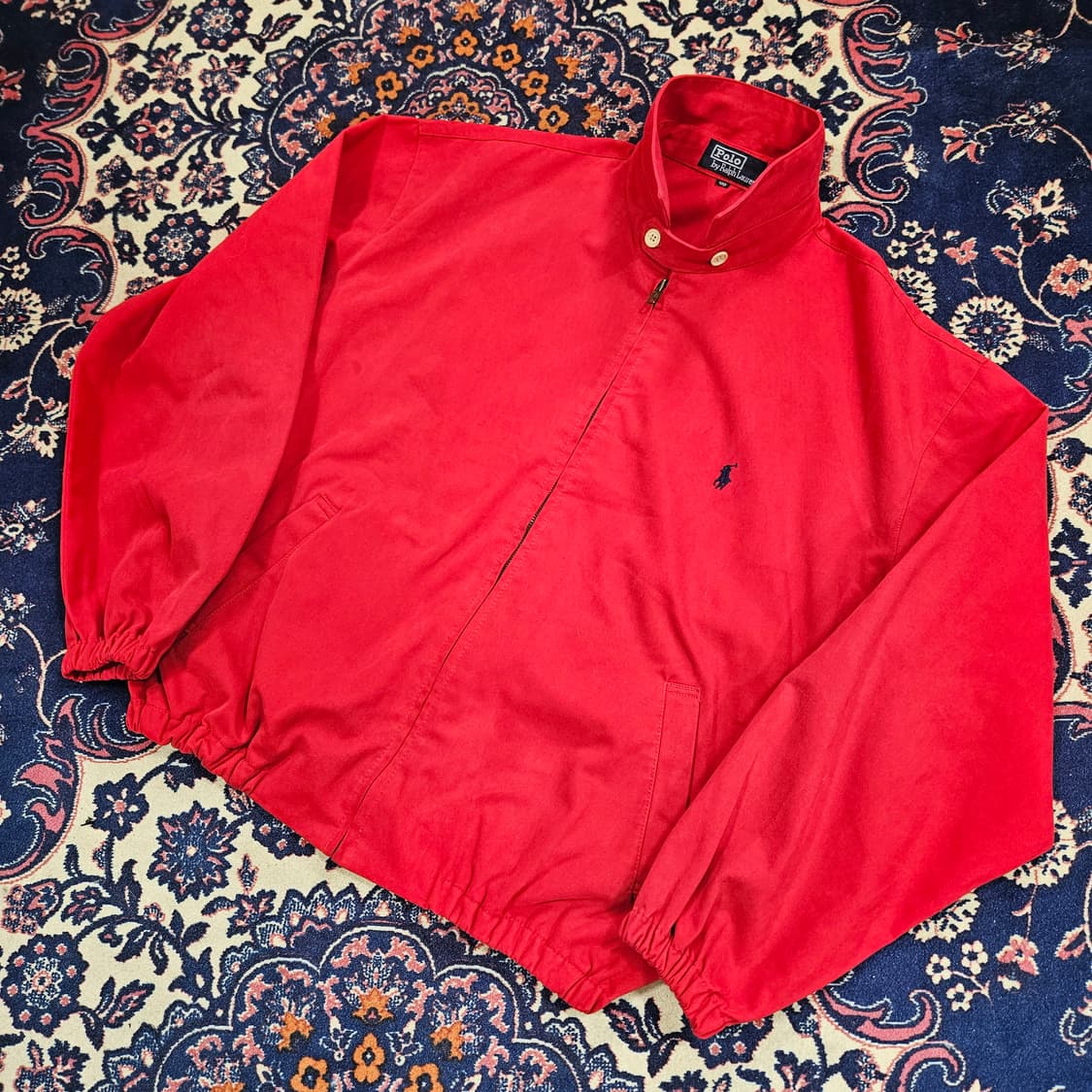 폴로랄프로렌 90's 스윙탑 시그니쳐 포니 블루종자켓 상품이미지1