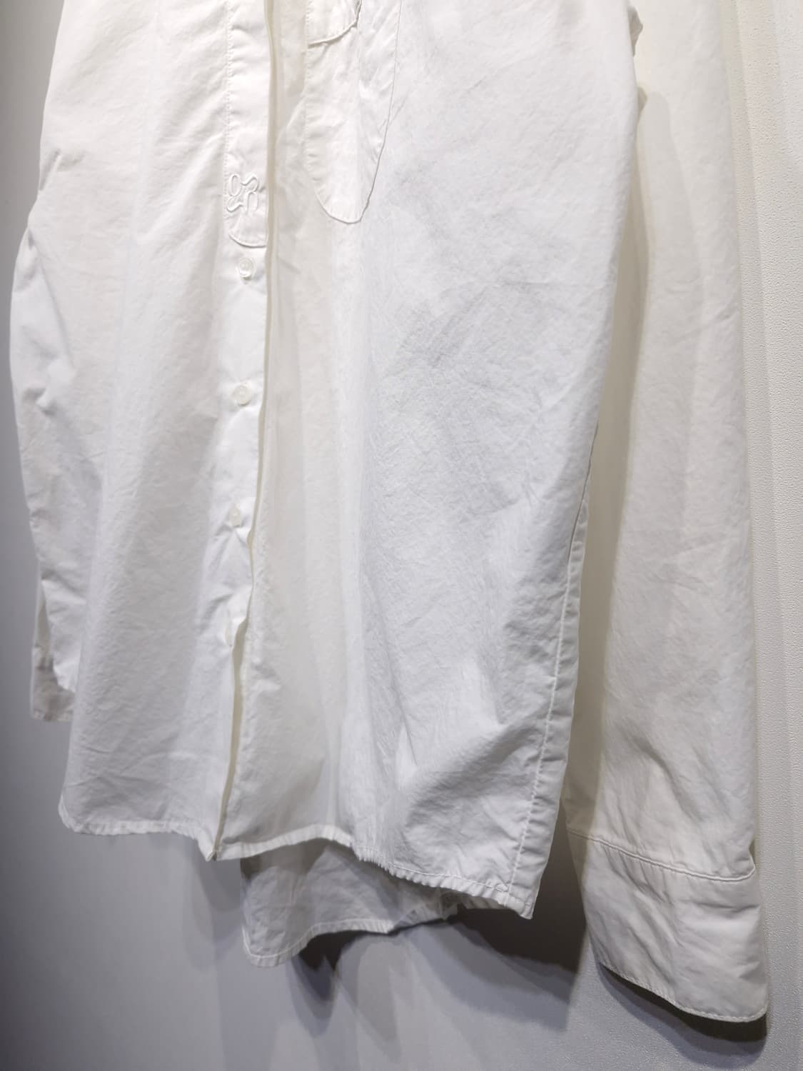 글로니(GLOWNY) 대디 셔츠 화이트 상품이미지7