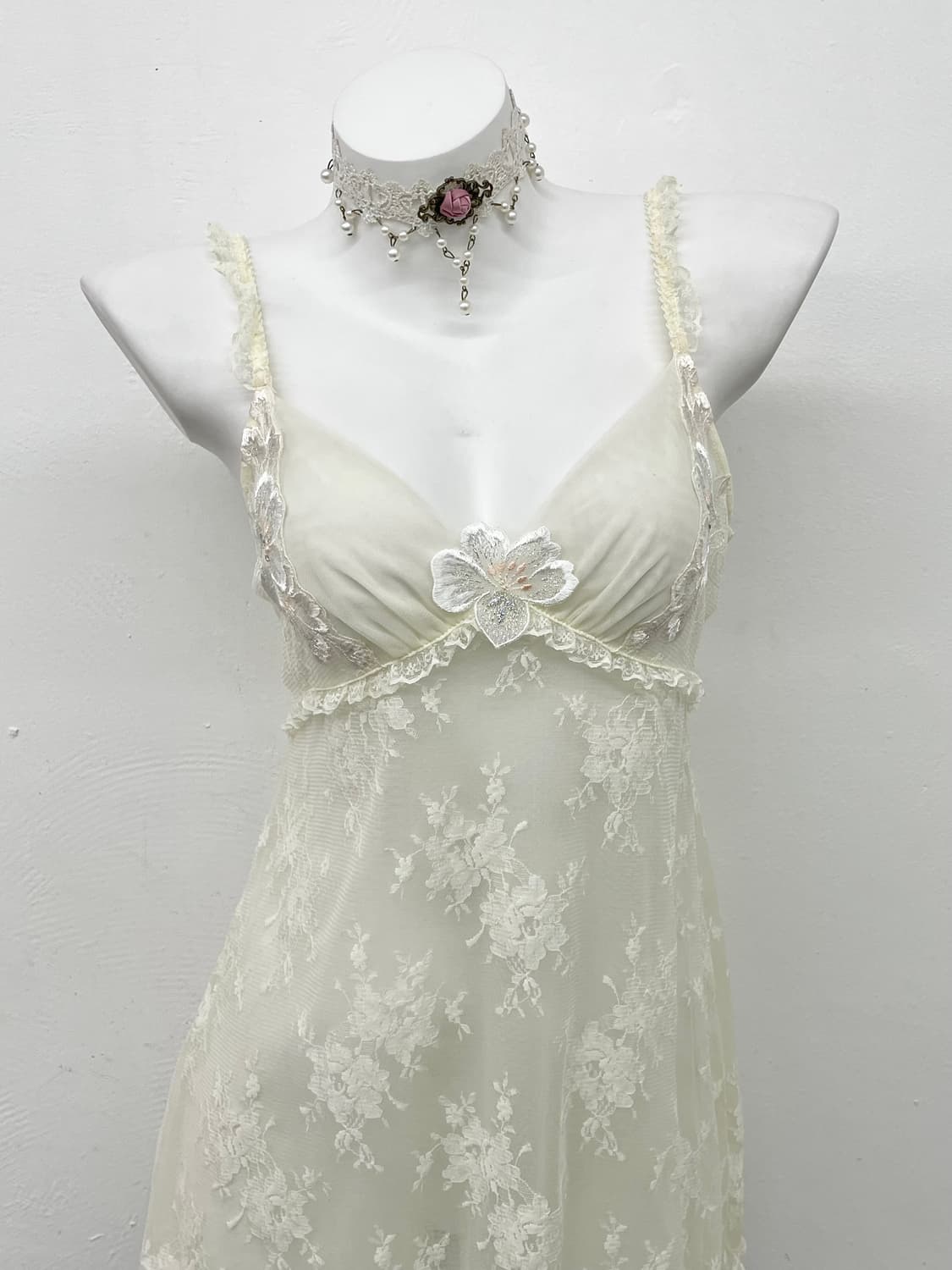 브리저튼 레이스 자수 슬립  상품이미지2