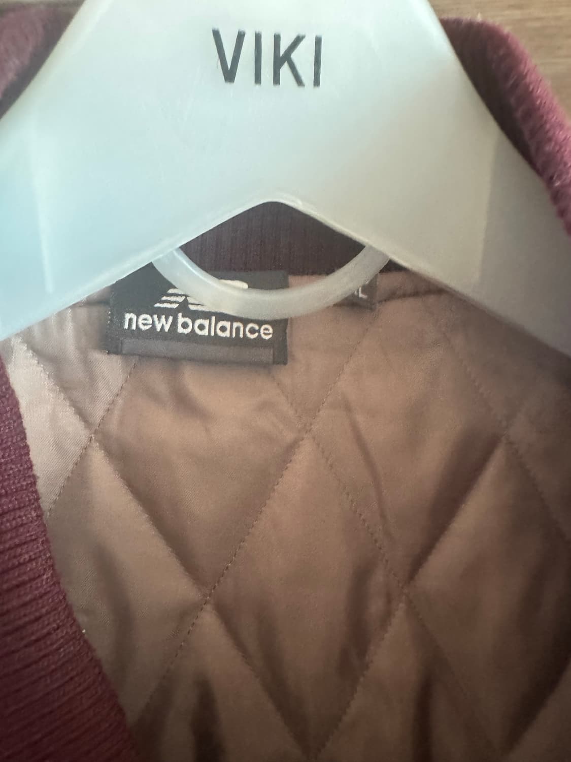 뉴발란스 x 디스이즈네버댓 바시티 자켓 차콜 XL사이즈 상품이미지2