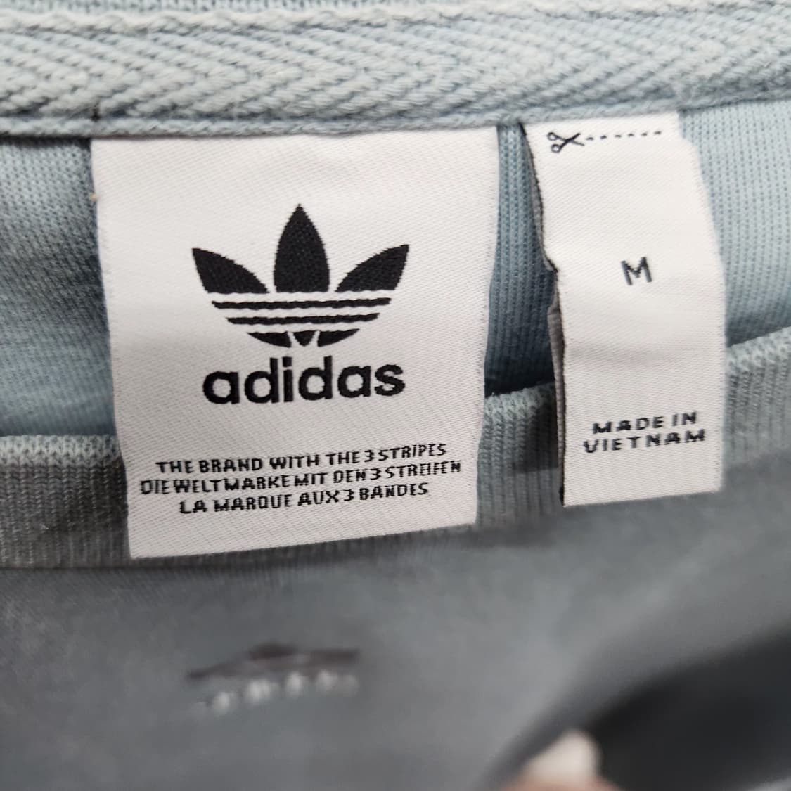 아디다스 삼선 미들 로고 맨투맨 M(L) 상품이미지4