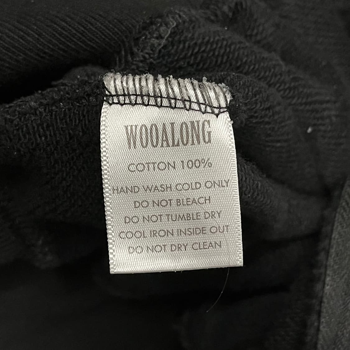 [정품/S] 우알롱 검정색 후드 집업 b19 상품이미지6