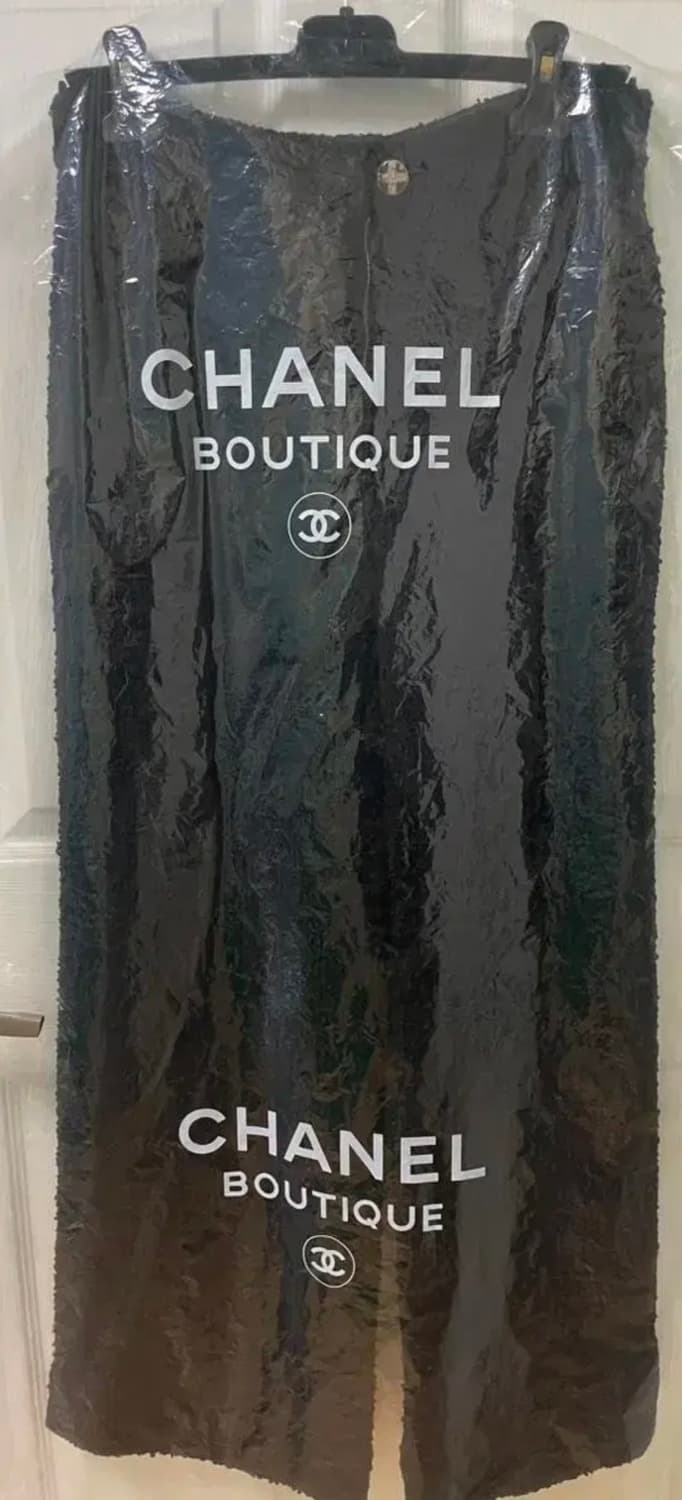 [미개봉 새상품] 샤넬 23 트위드 와이드 팬츠 블랙 지드래곤 38사이즈 상품이미지6