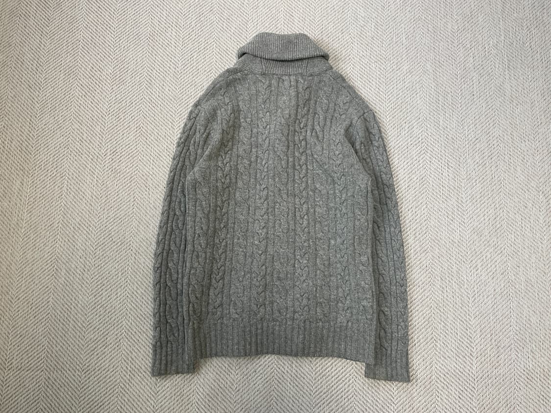 빈티지 피셔맨 숄카라 케이블 니트 가디건  J03731 상품이미지7