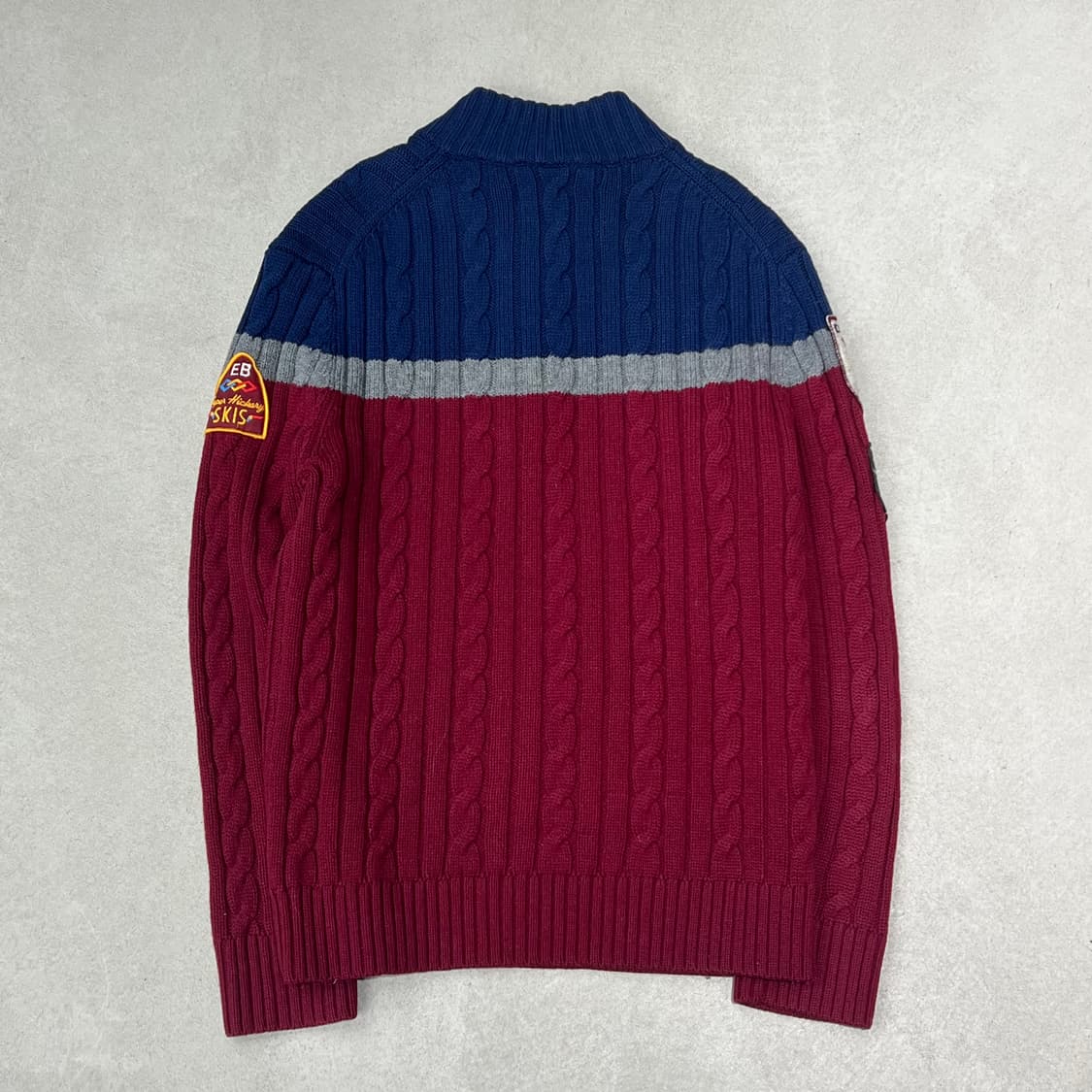 에디바우어 반집업 꽈배기니트 s09527 상품이미지2