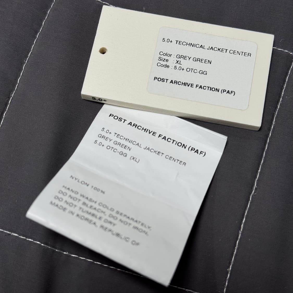 [XL] paf 파프 5.0+ 테크니컬 자켓 center 상품이미지6