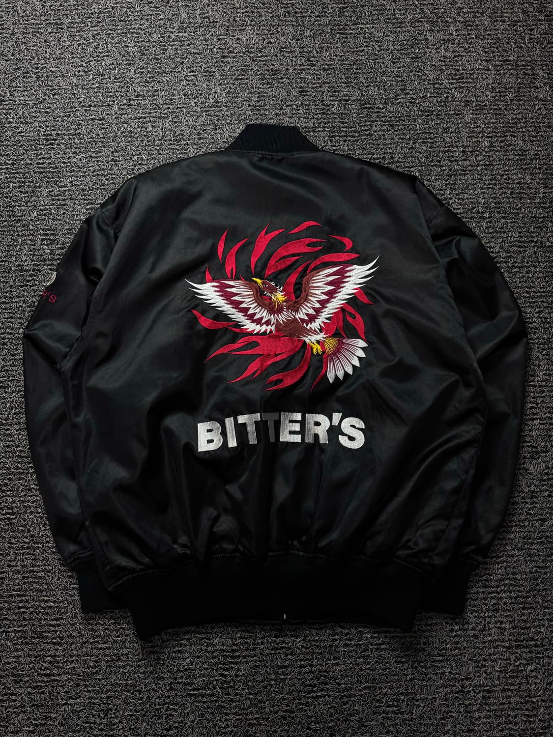 Bitters 일본 빈티지 봉황 자수 스카쟌 블루종 1043 상품이미지3