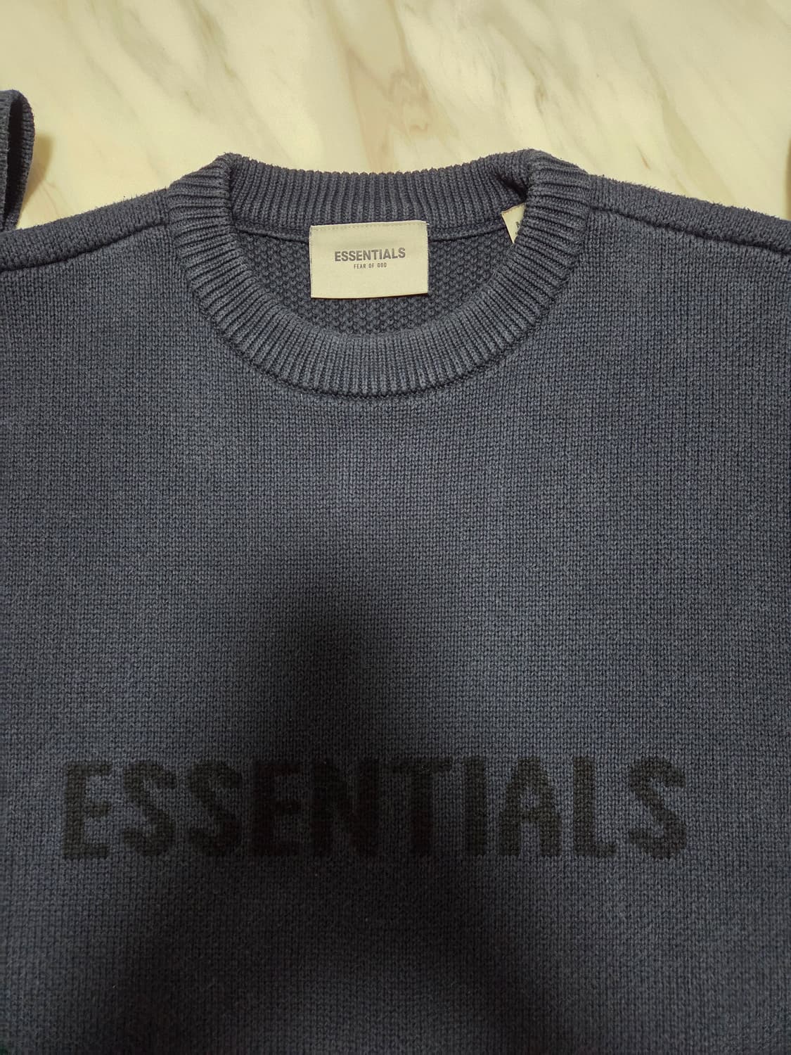 피오갓에센셜 다크 네이비 니트 상품이미지5