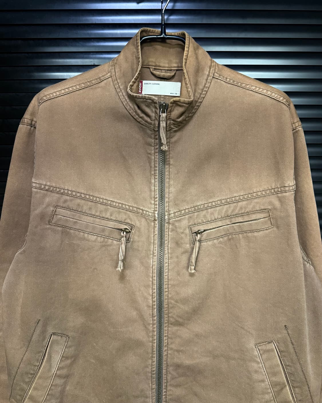 리바이스 캔버스 코튼 라이더 워크 자켓 하이넥 집업 바이커 100 L 상품이미지3