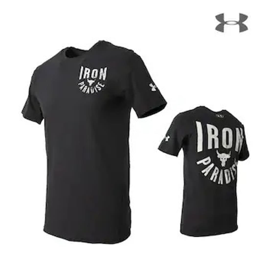 언더아머 프로젝트 락 아이언 파라다이스 반팔 티셔츠 XXL 2XL 상품이미지2