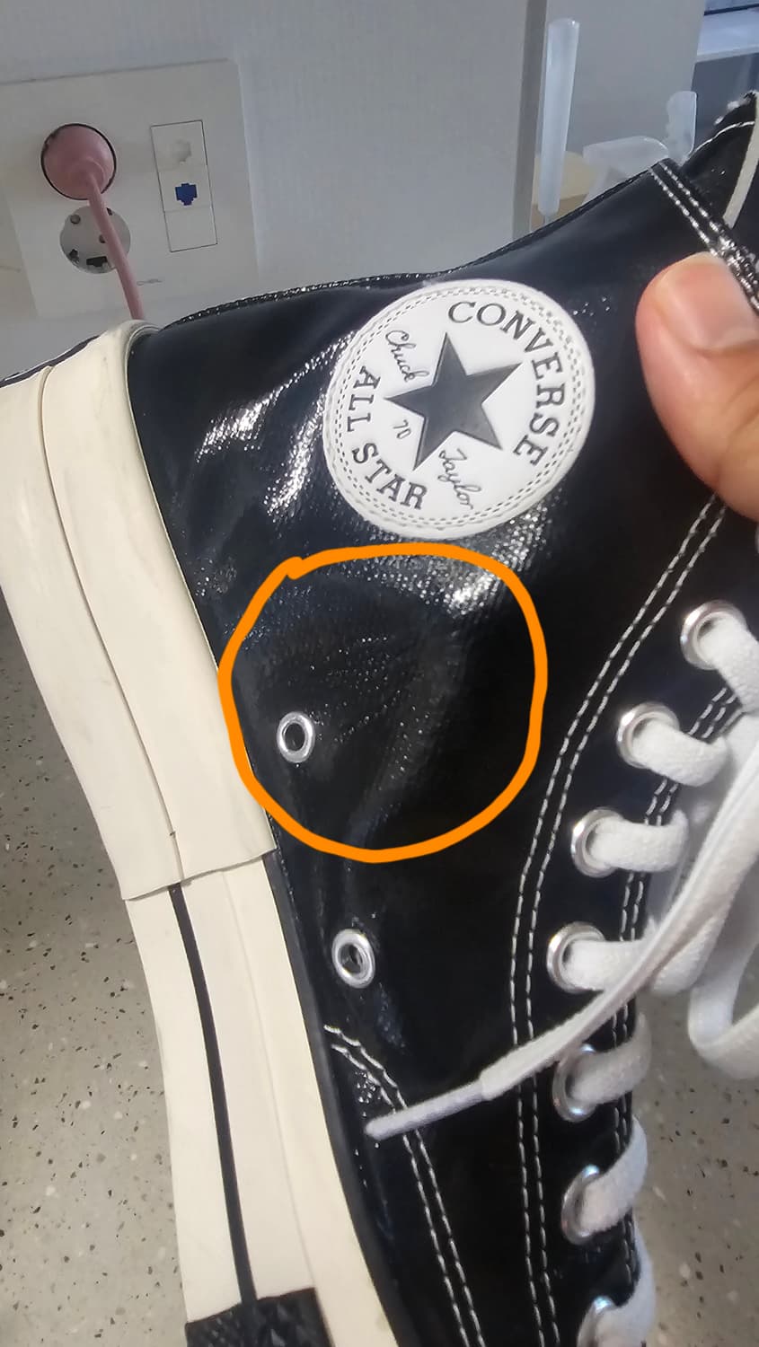 컨버스 터보다크 척 70 하이 다크쉐도우 블랙 래커 데님 270 상품이미지8