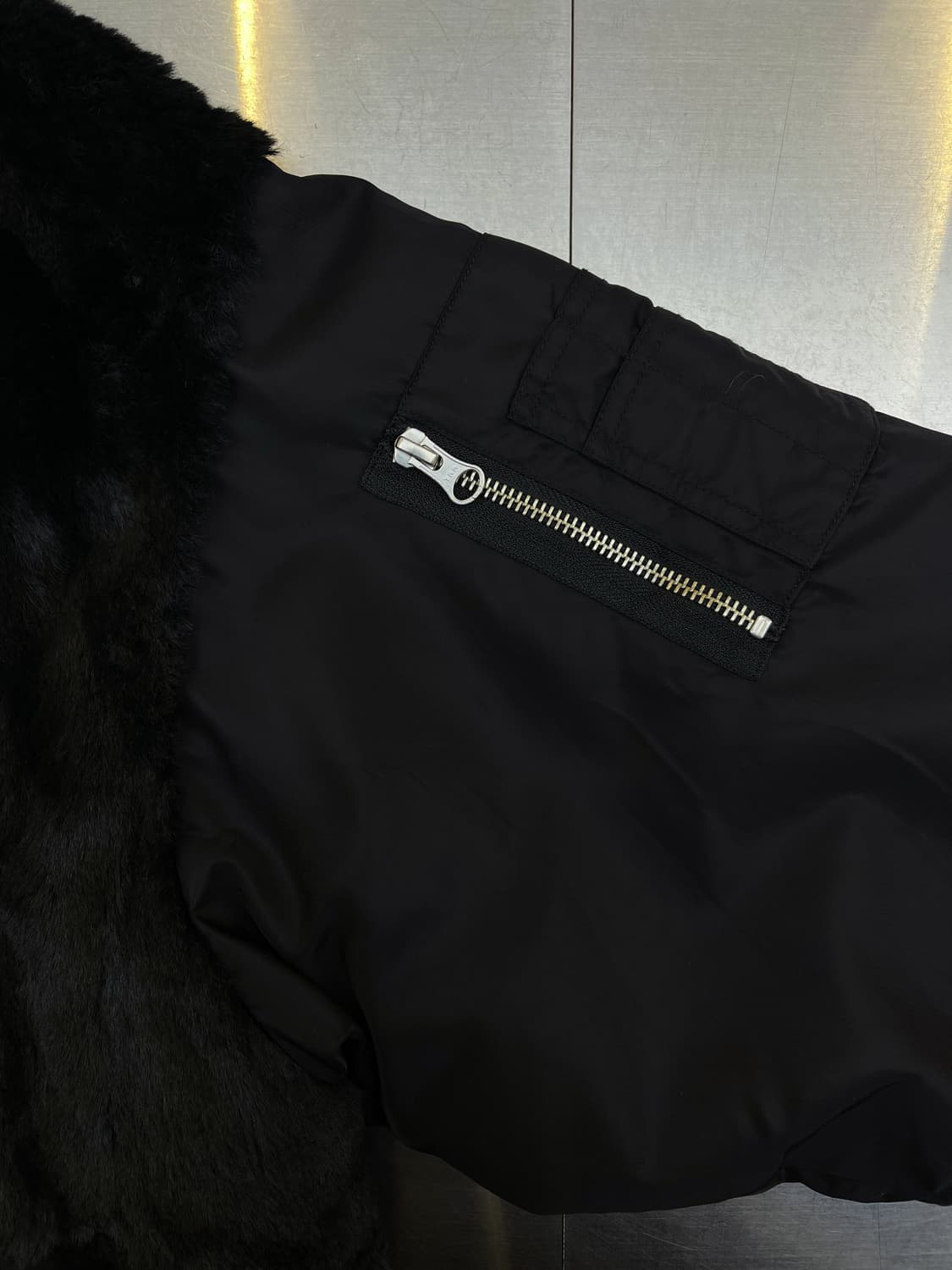 Rageblue 에어 써멀 포우 퍼 ma-1 자켓 상품이미지7