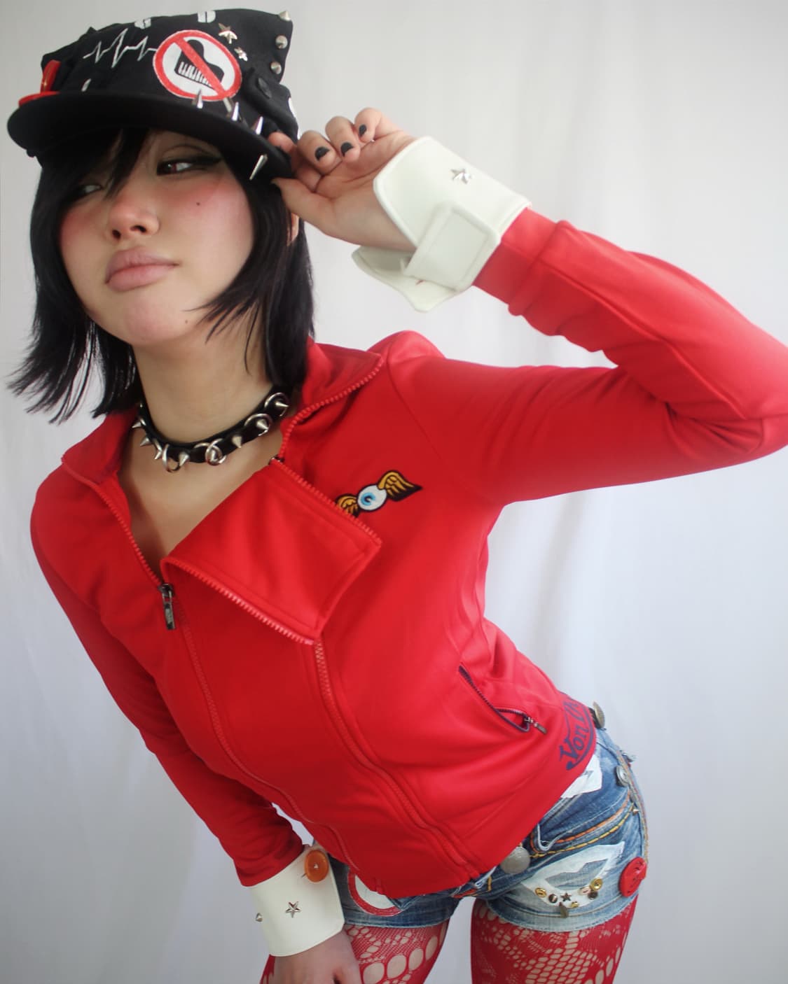 RED-NEON 'No Music' Cat-Ear snapback 상품이미지10