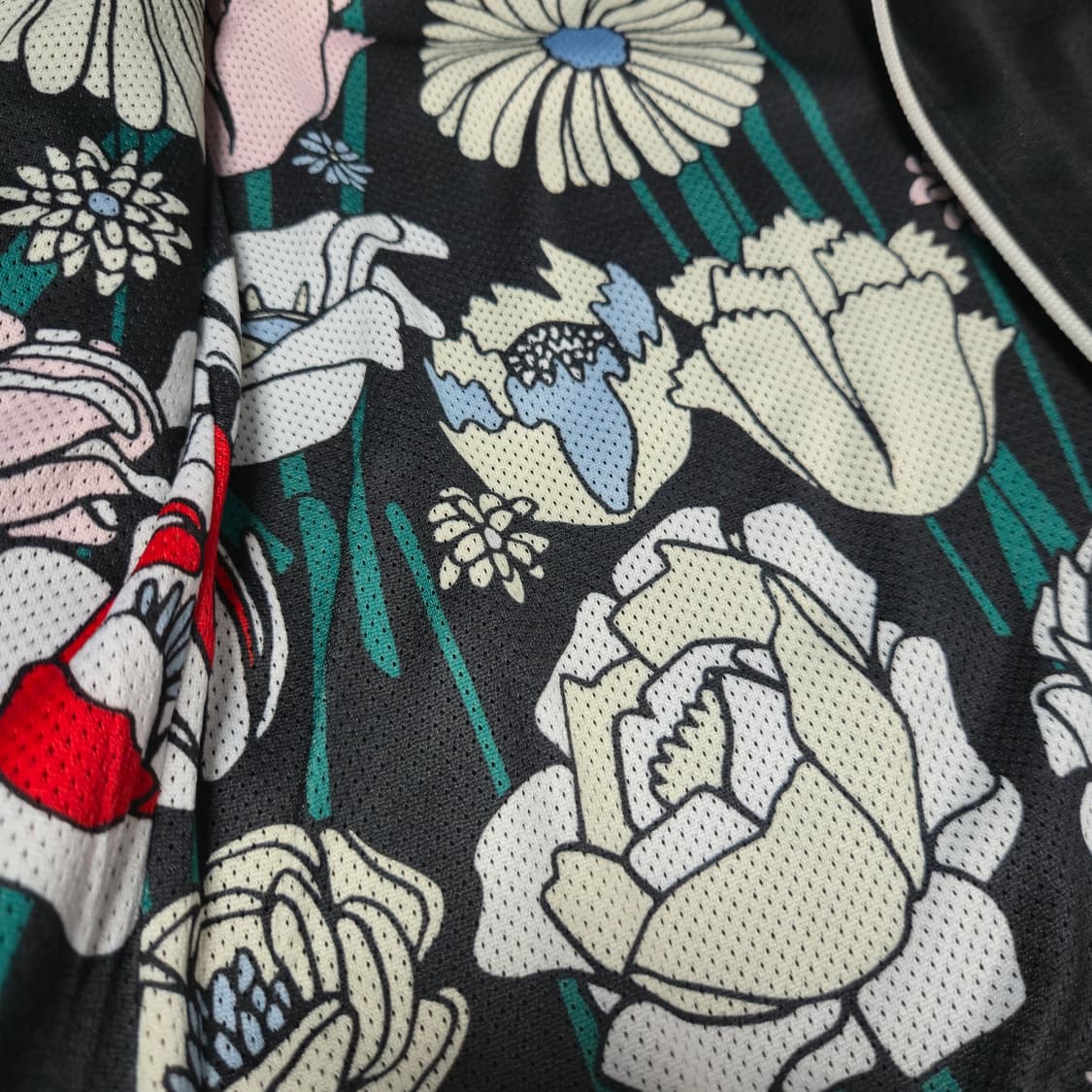 90) 아디다스 우먼 유로파 블랙 패턴 안감 트랙탑 져지 자켓 상품이미지6