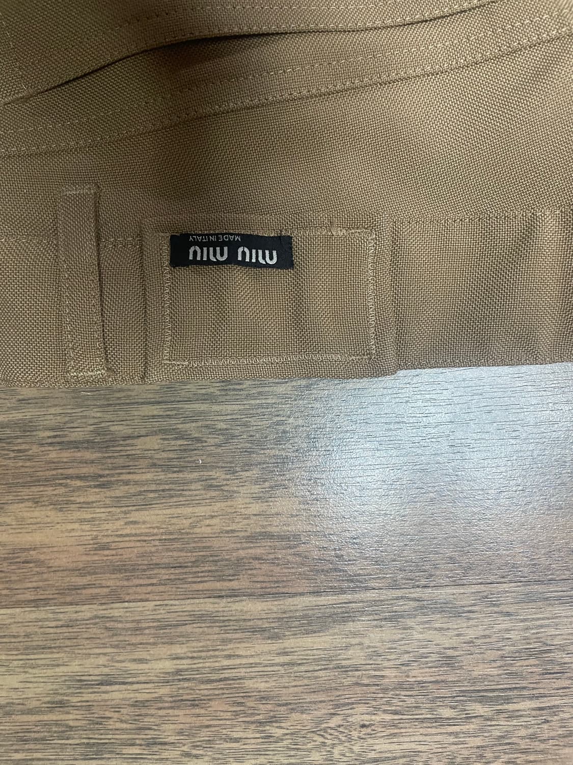 Miumiu prada tan trouser(46) 상품이미지3