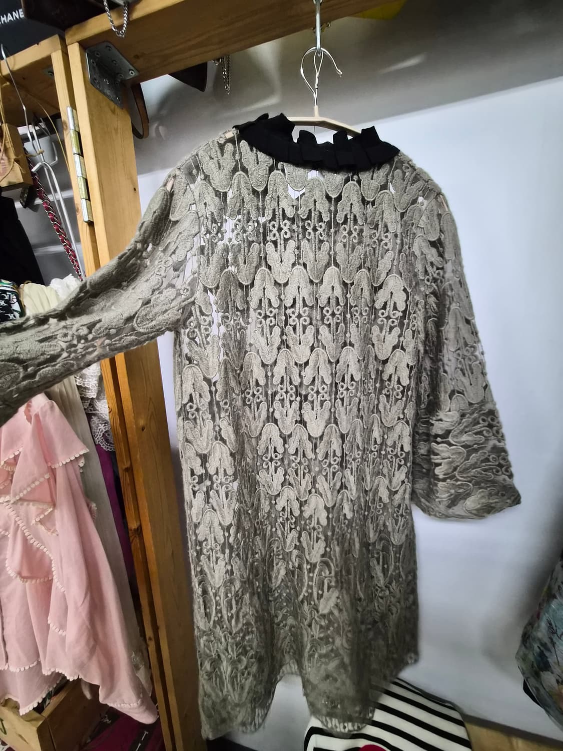 오브제 자수레이스 아우터 상품이미지7