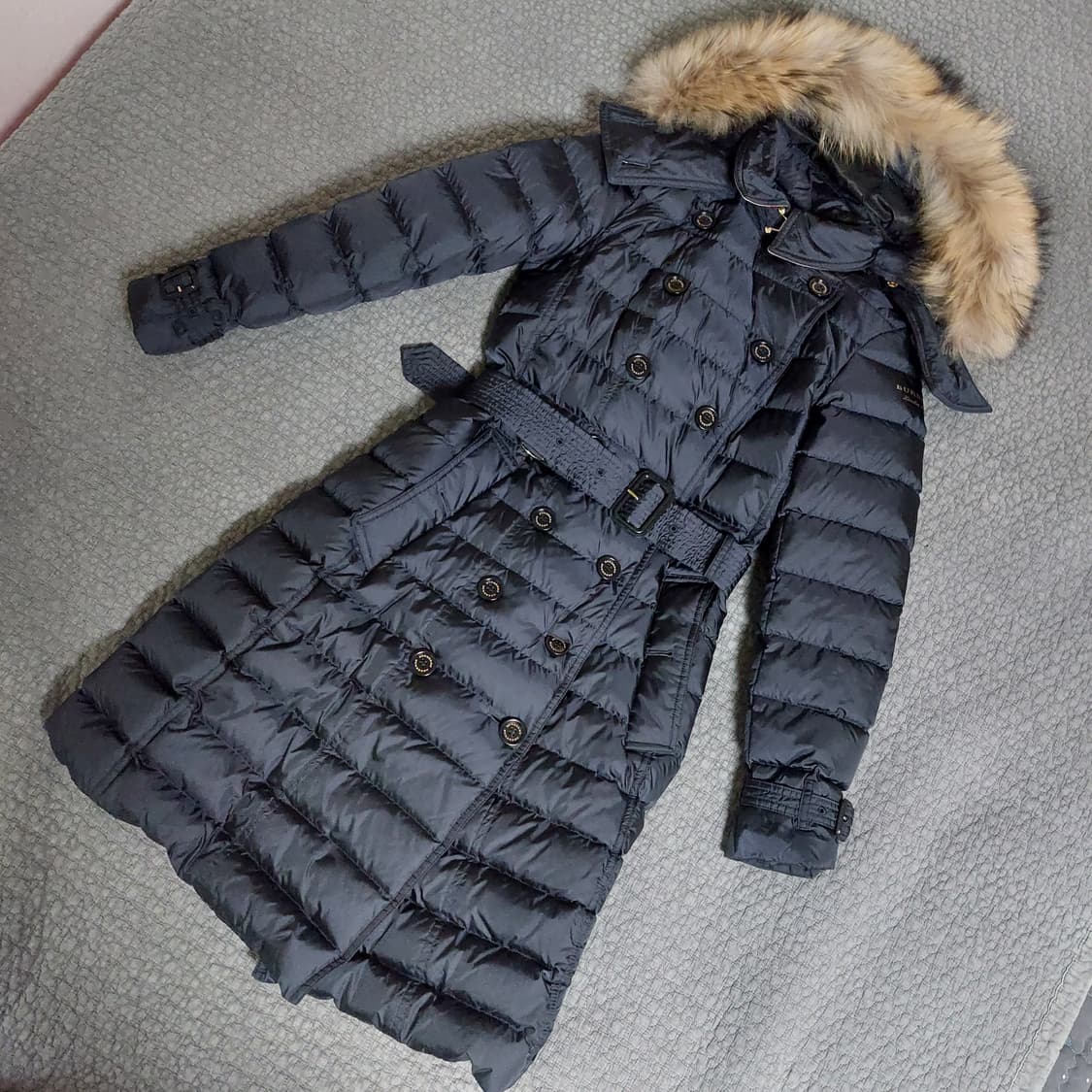 버버리 달머튼 라쿤퍼후드 패딩 상품이미지1